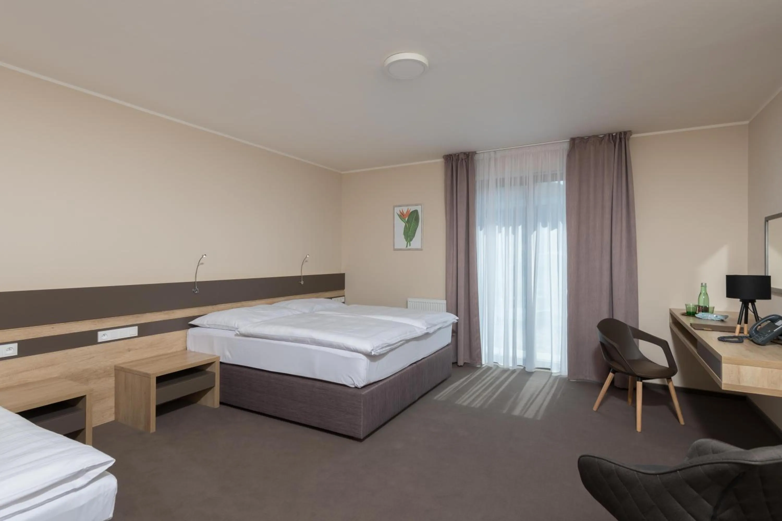 Bed in Hotel Panská Zahrada