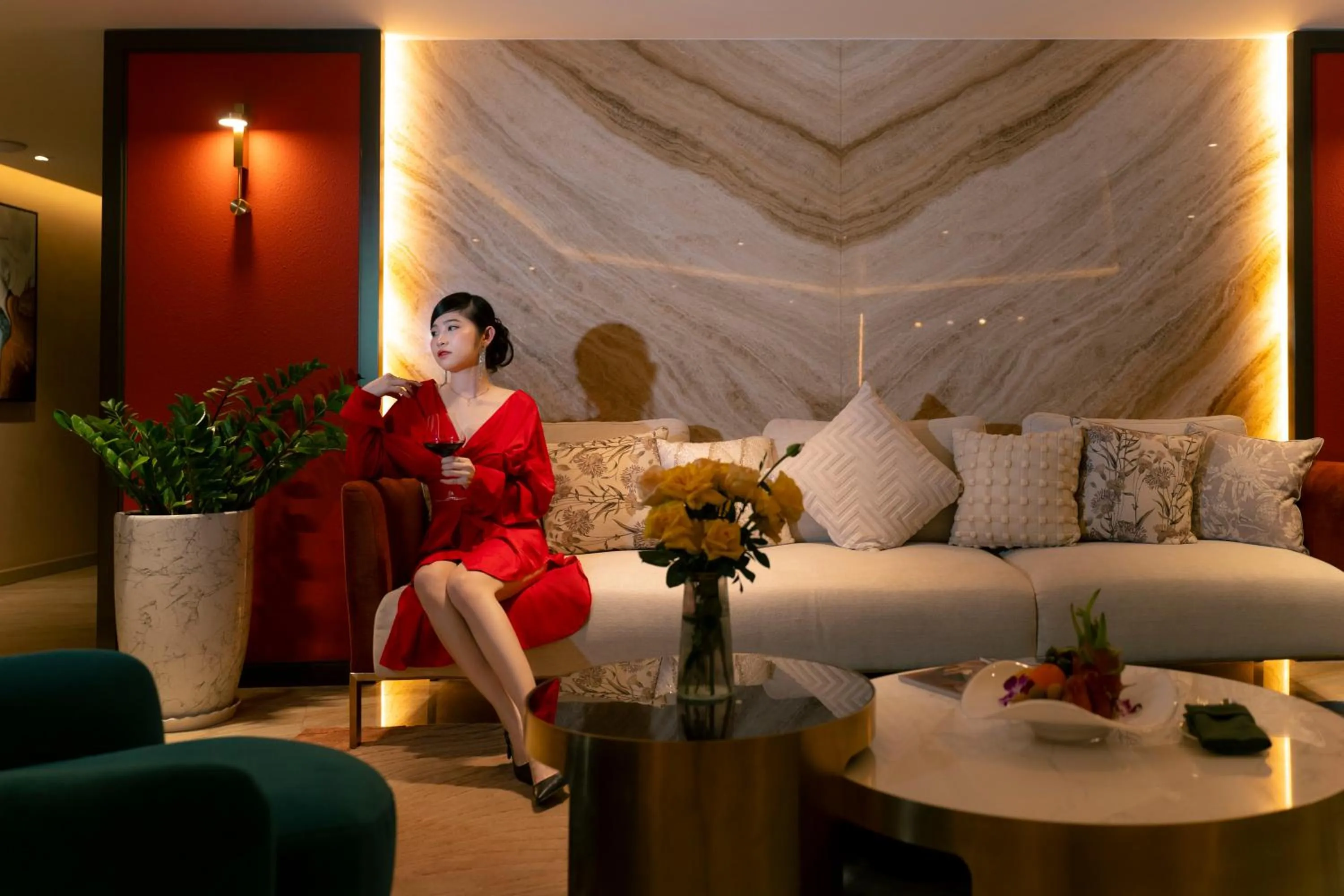 Living room in Vias Hotel Vung Tau