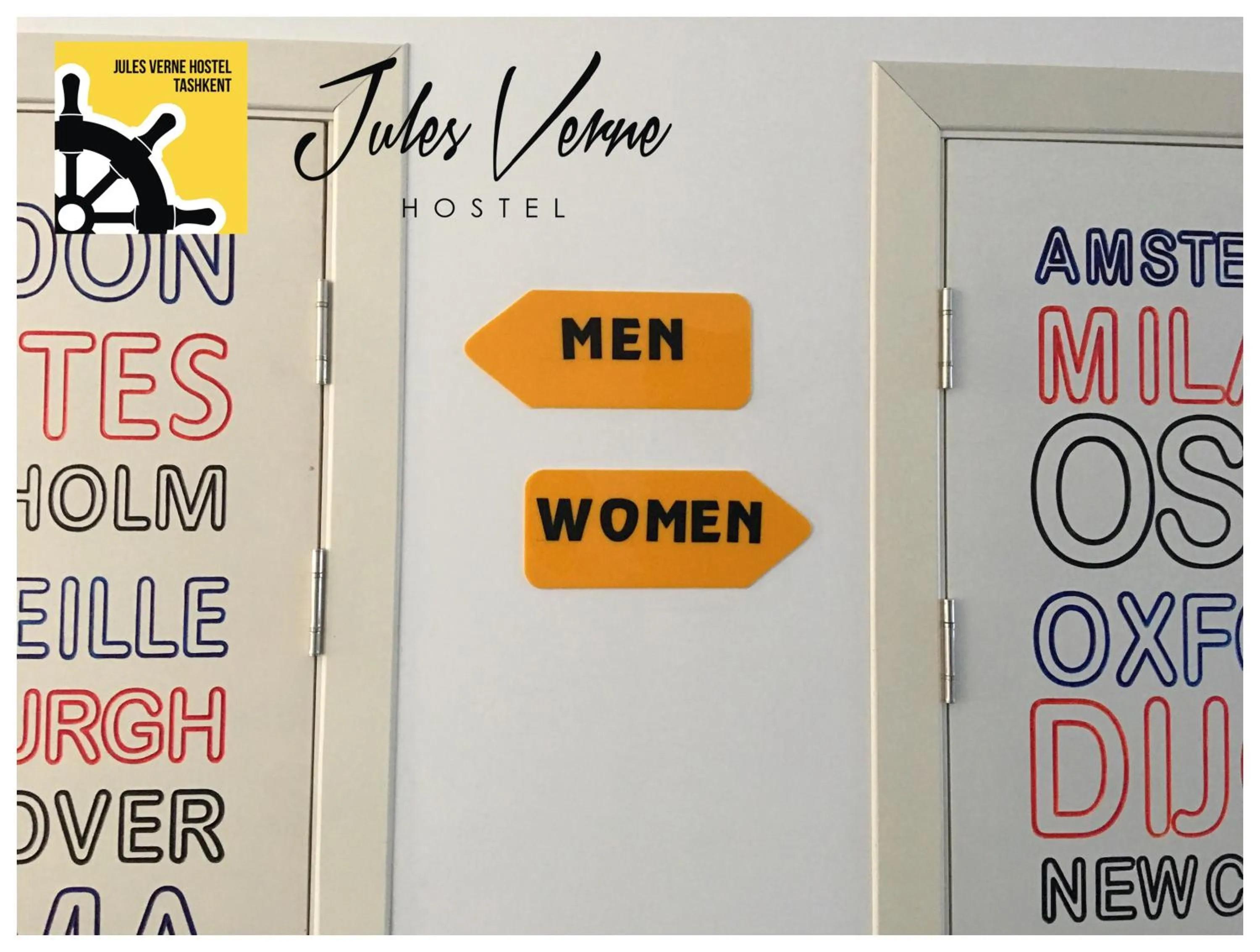 Property logo or sign in Jules Verne Hostel