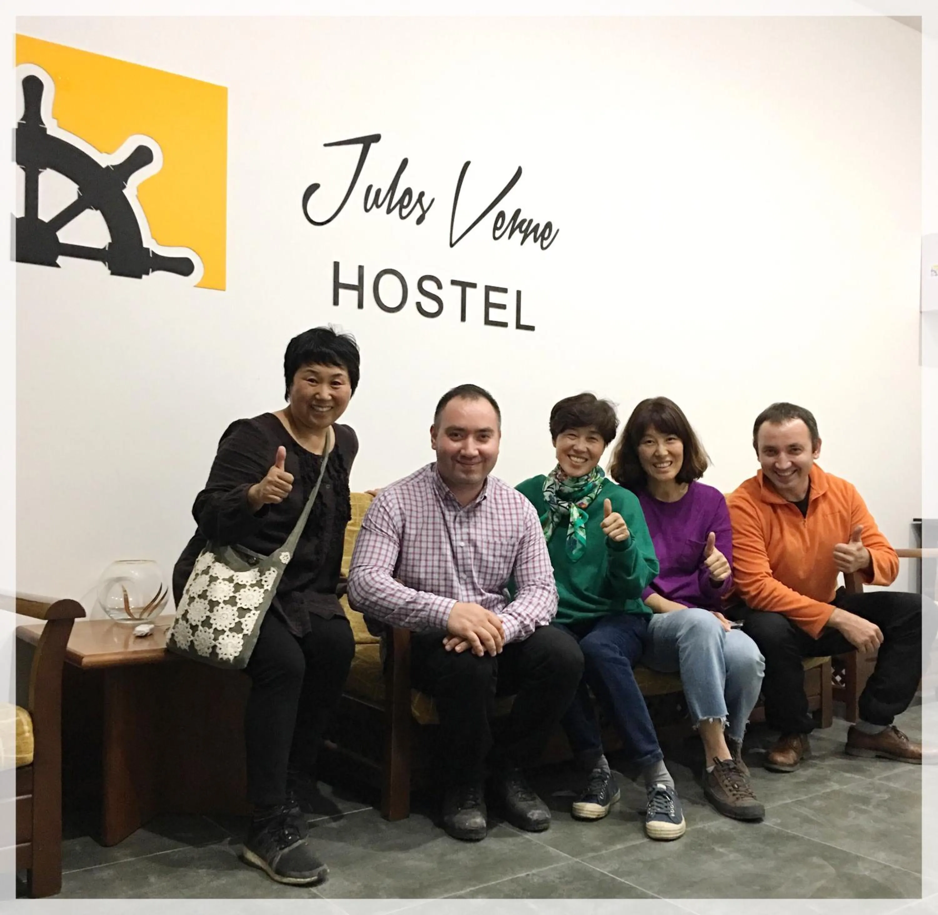 Staff in Jules Verne Hostel