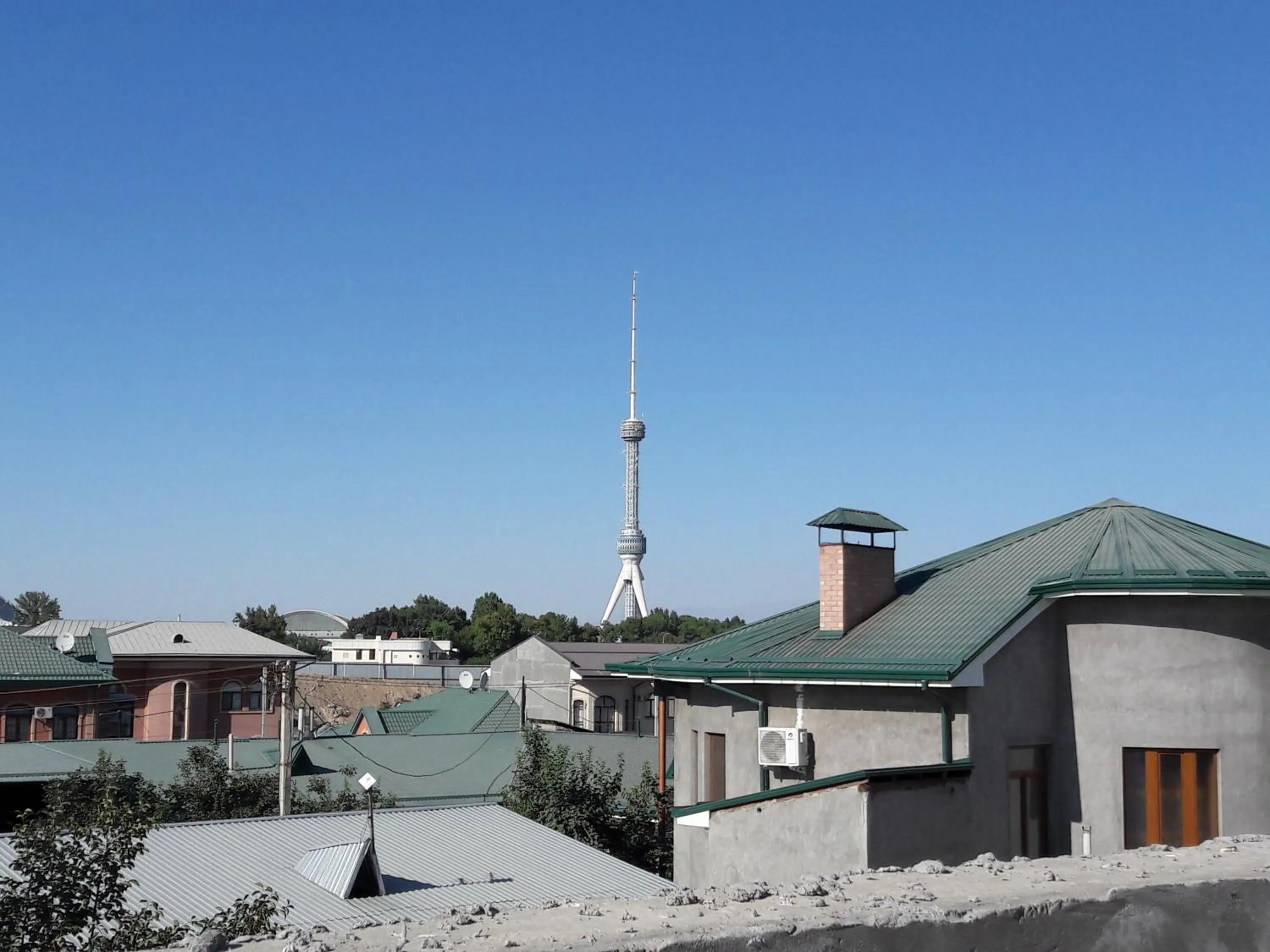 Landmark view in Jules Verne Hostel