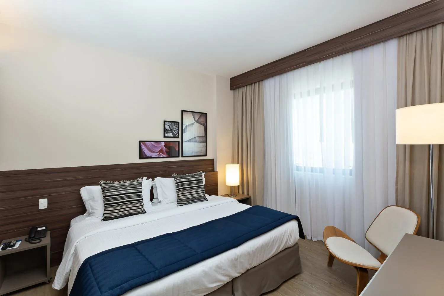 Bedroom, Bed in Royal Palm Tower Anhanguera