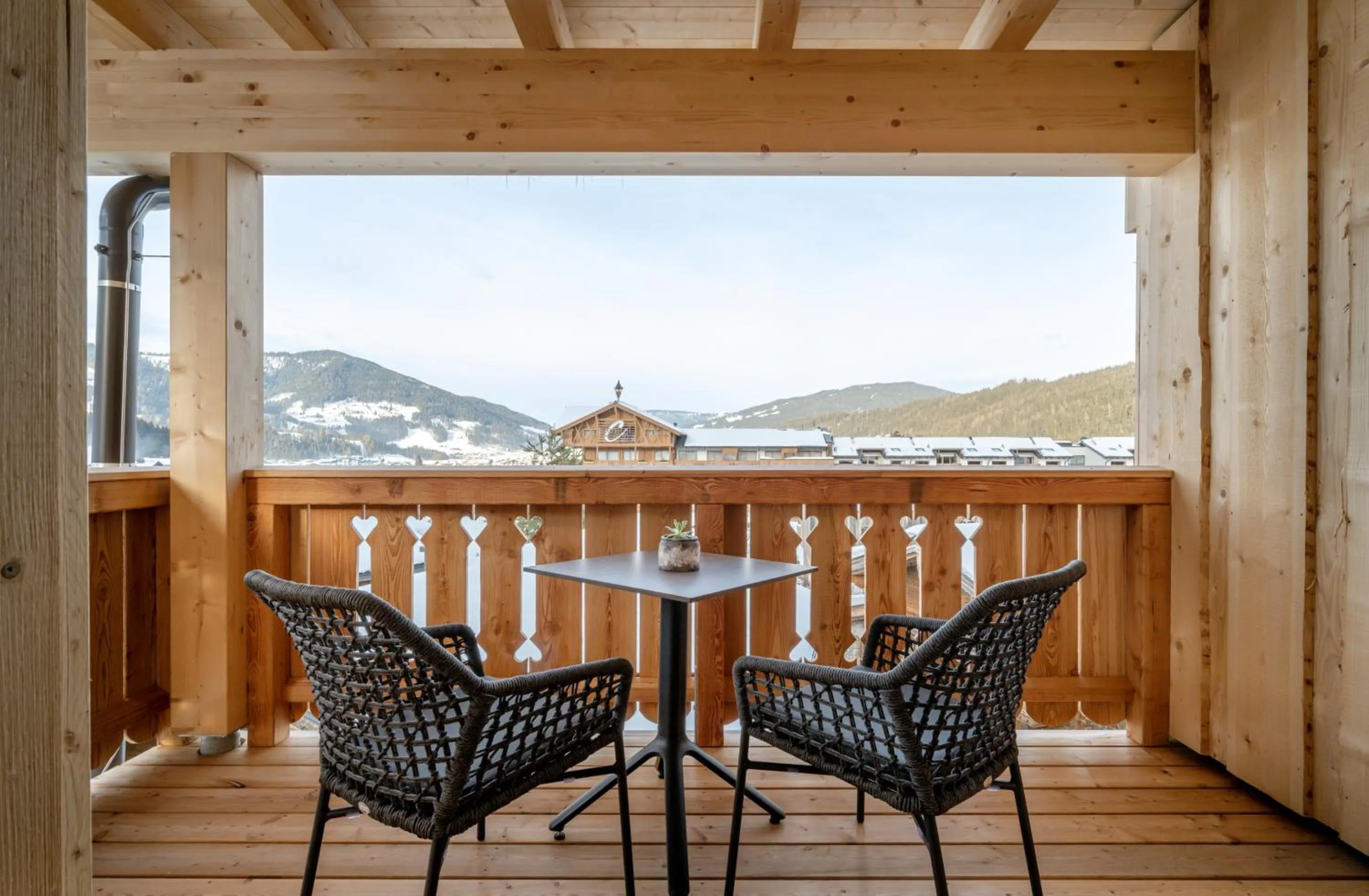 Balcony/Terrace in almlust - hotel, apartments, chalets