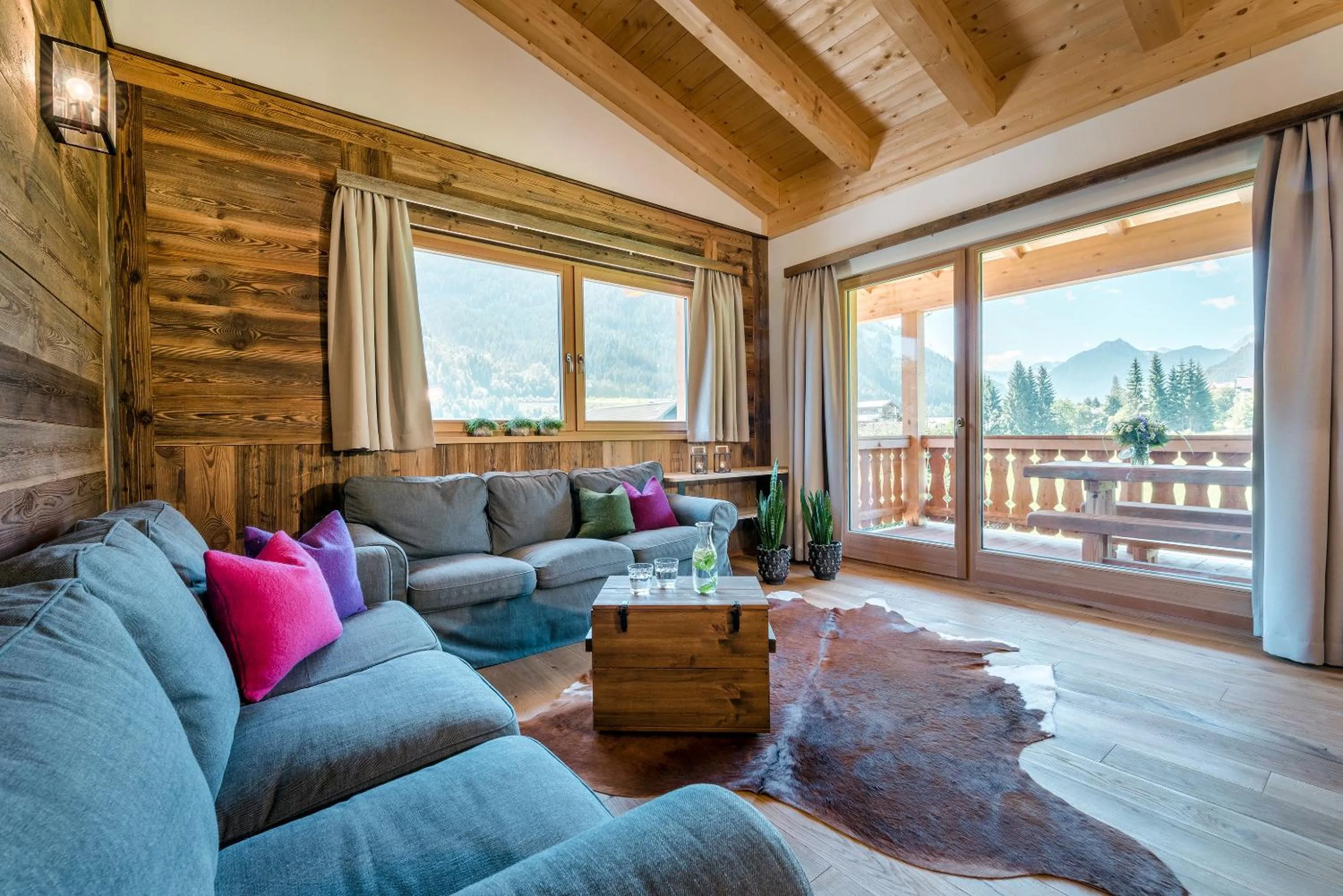 Seating area in almlust - hotel, apartments, chalets