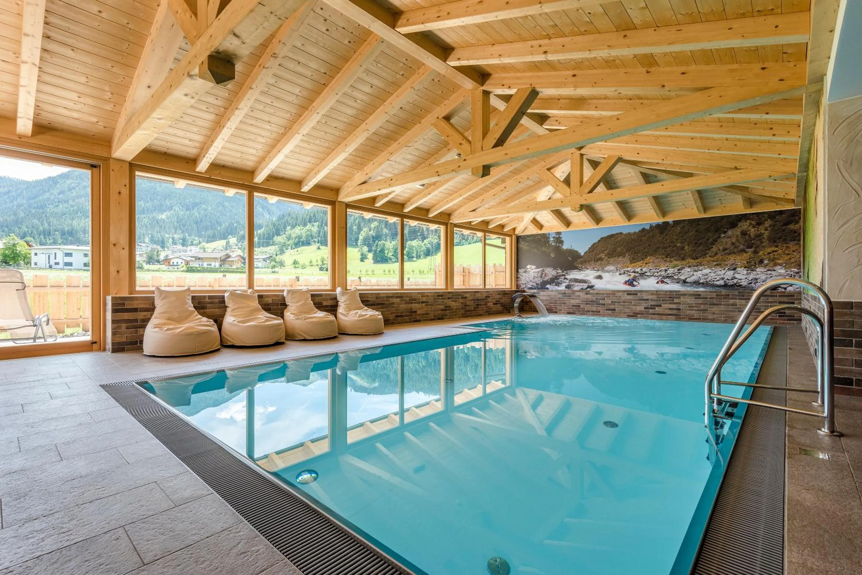 Swimming pool in almlust - hotel, apartments, chalets