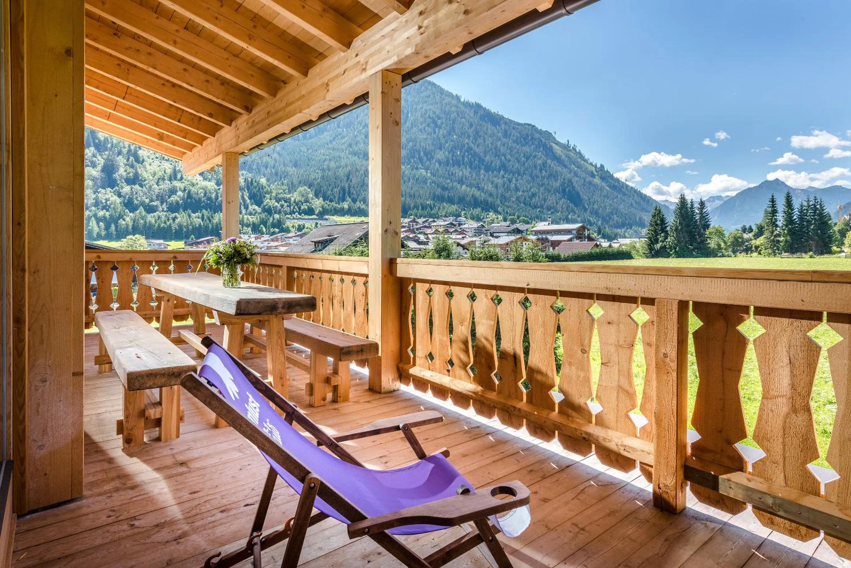 Balcony/Terrace in almlust - hotel, apartments, chalets