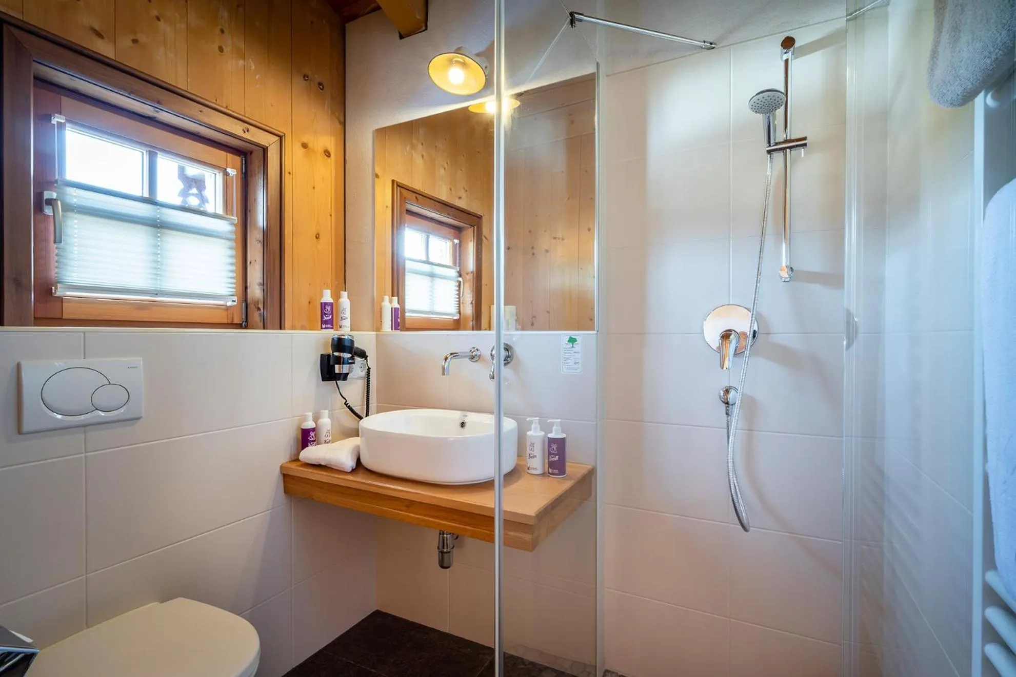 Bathroom in almlust - hotel, apartments, chalets