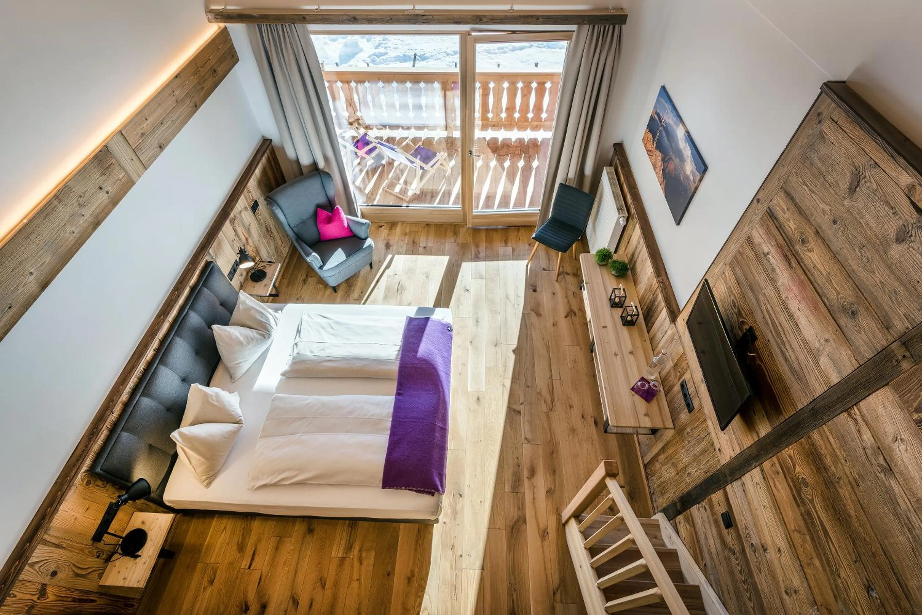 Decorative detail, Bed in almlust - hotel, apartments, chalets