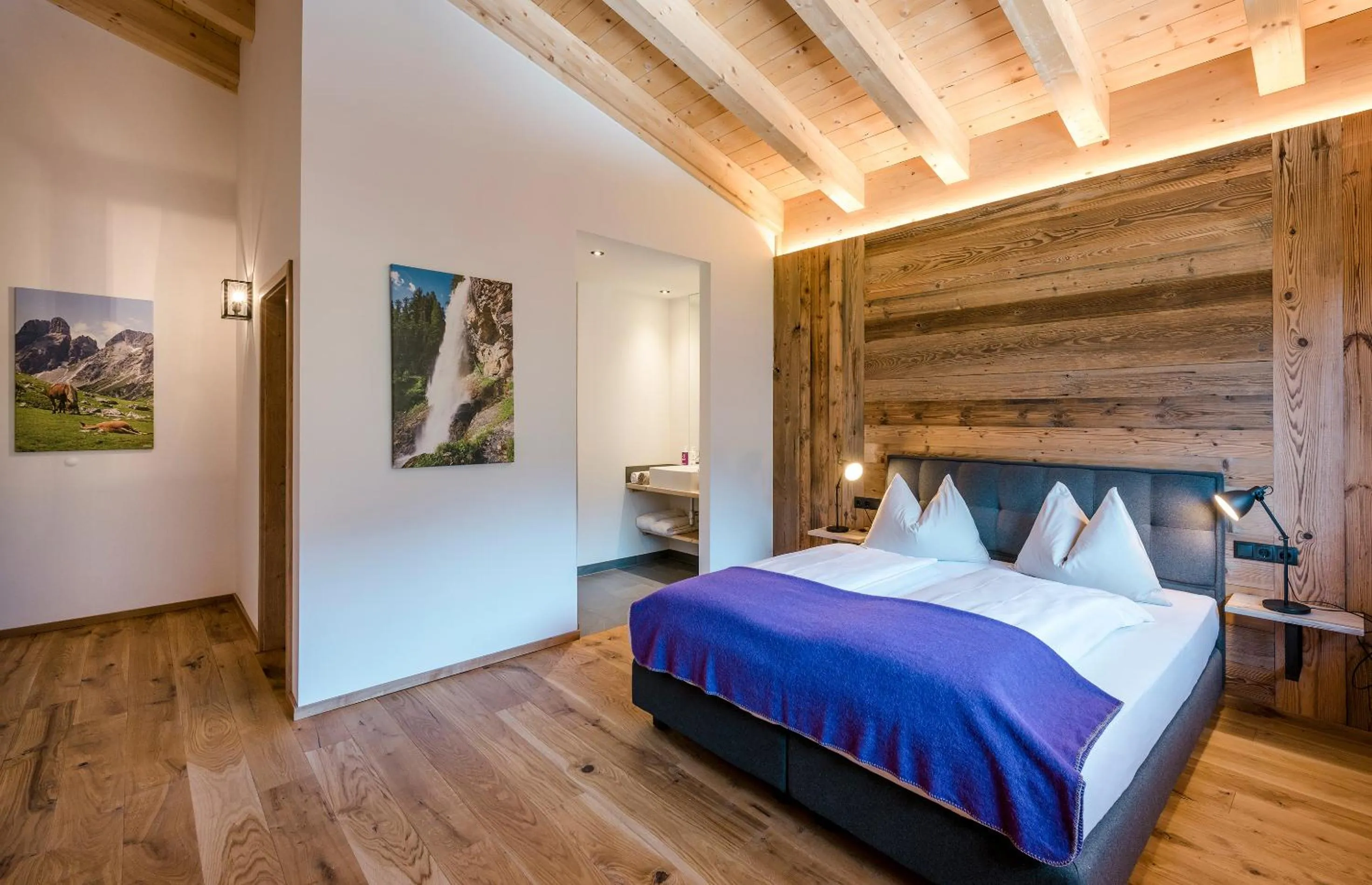 Bedroom, Bed in almlust - hotel, apartments, chalets