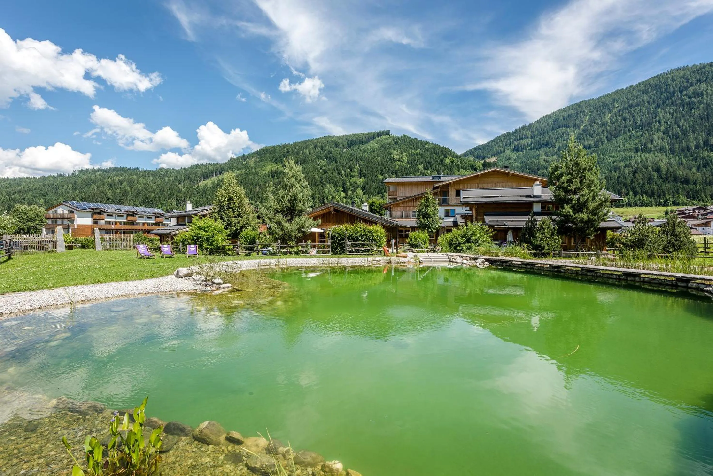 Swimming pool in almlust - hotel, apartments, chalets