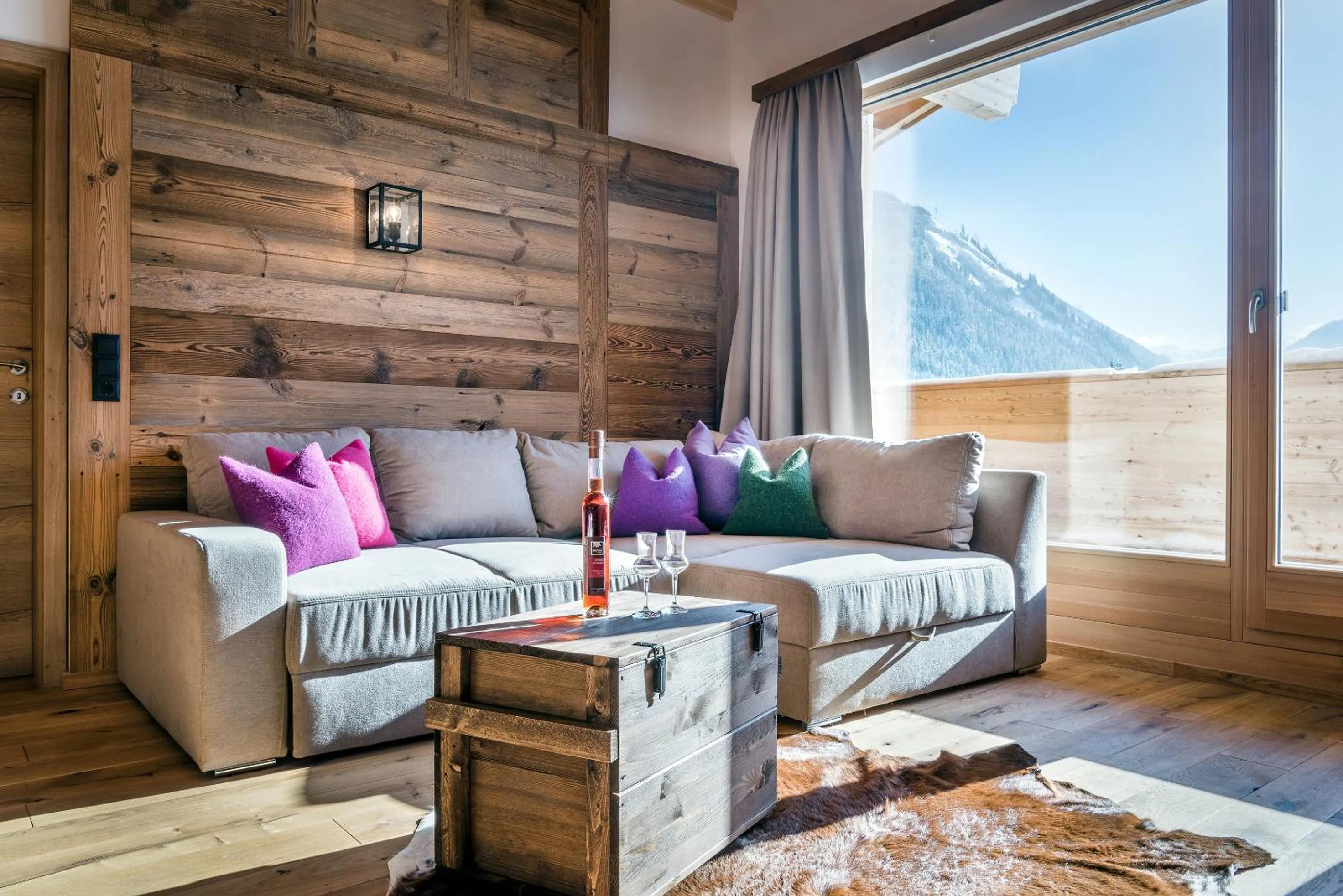 Seating area in almlust - hotel, apartments, chalets