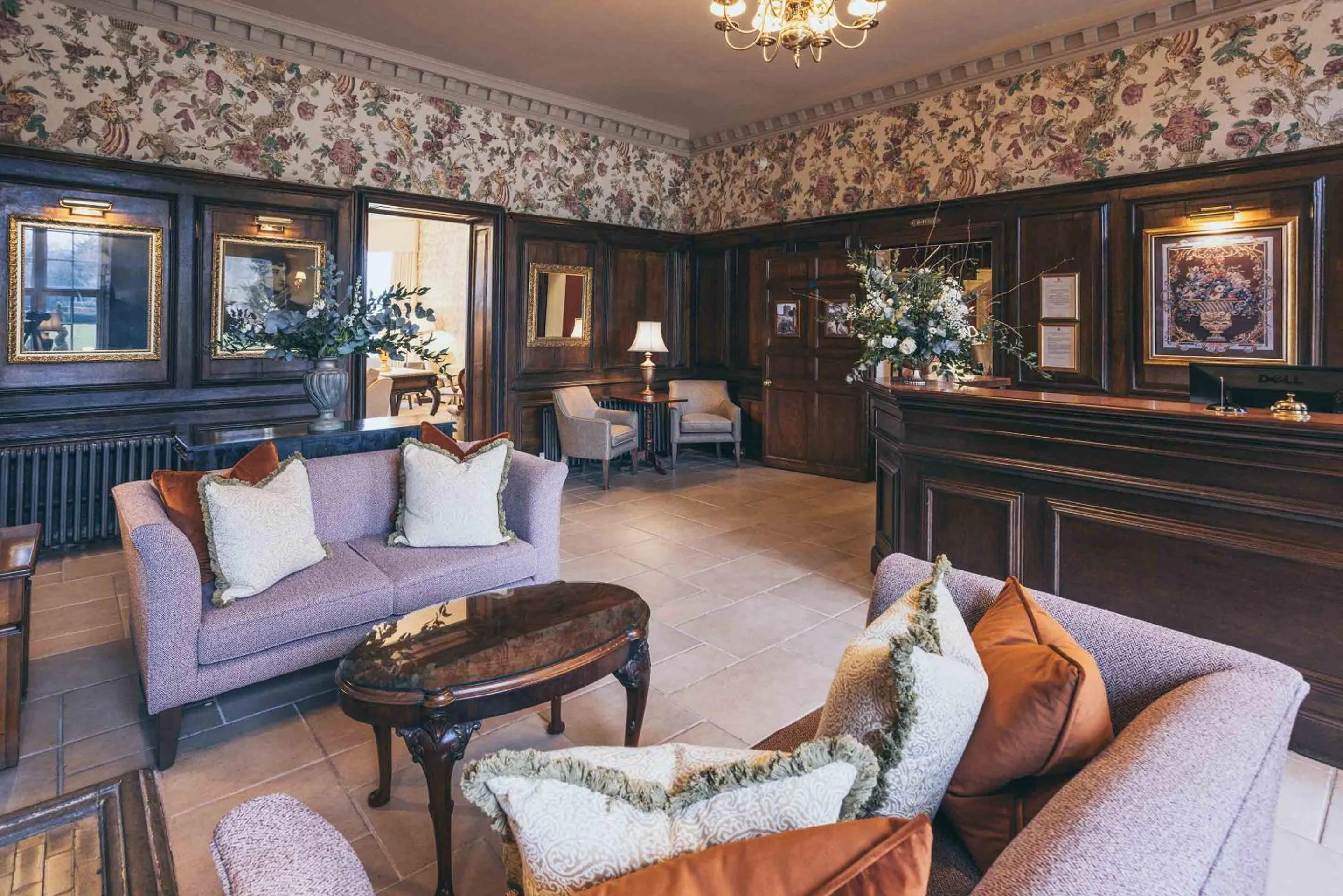 Lobby or reception in Rowton Castle