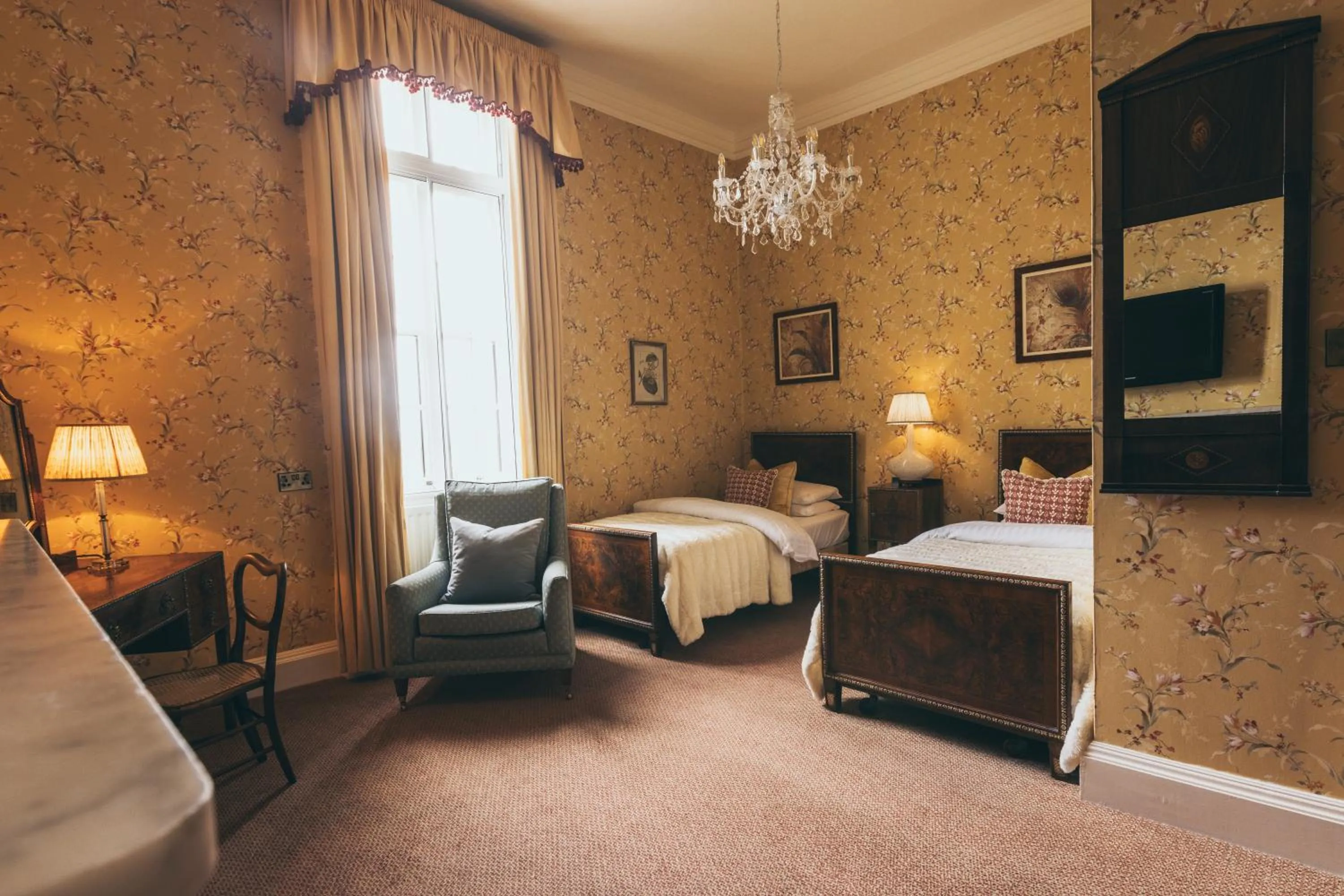 Bedroom, Bed in Rowton Castle