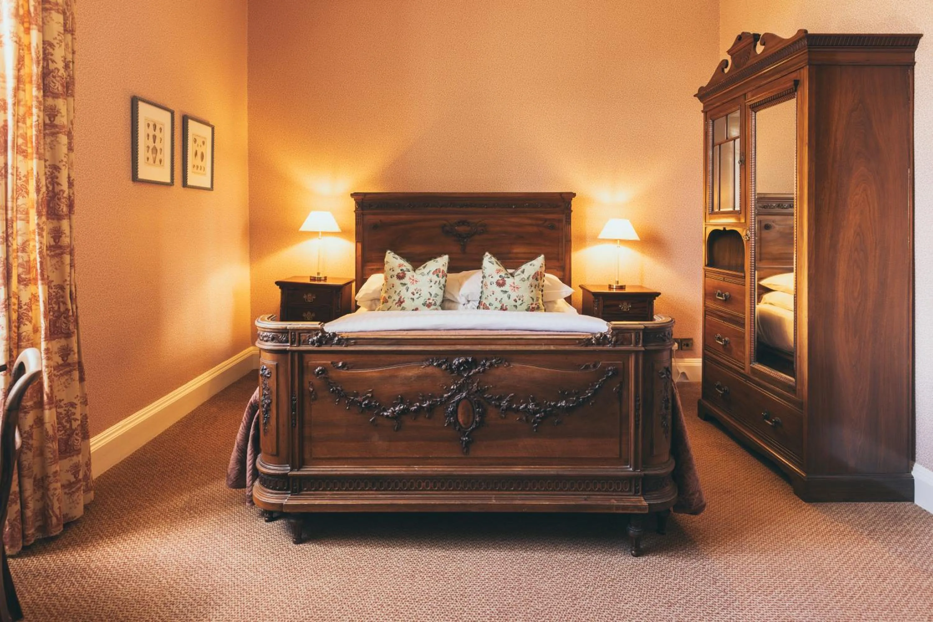 Bedroom, Bed in Rowton Castle