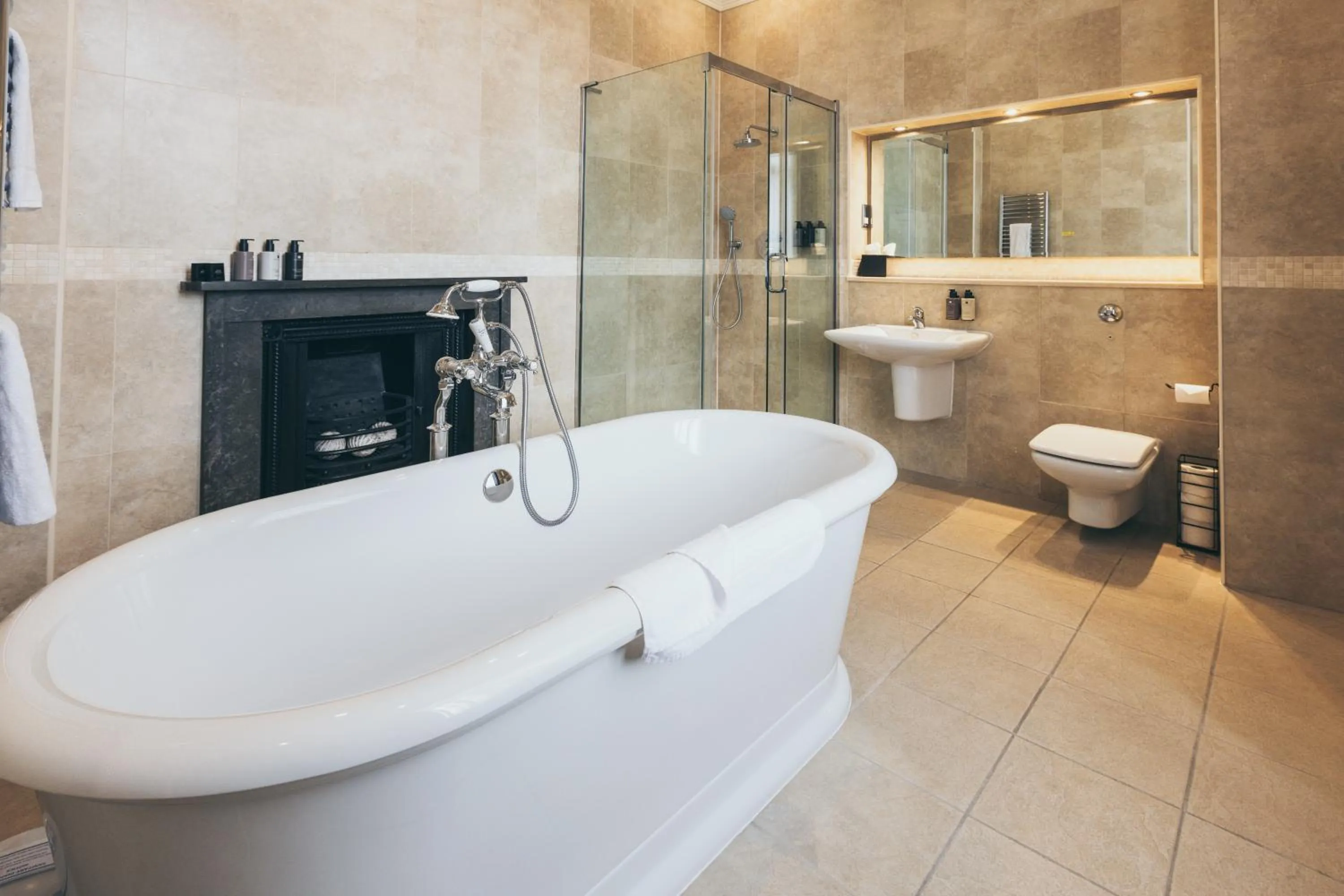 Bathroom in Rowton Castle