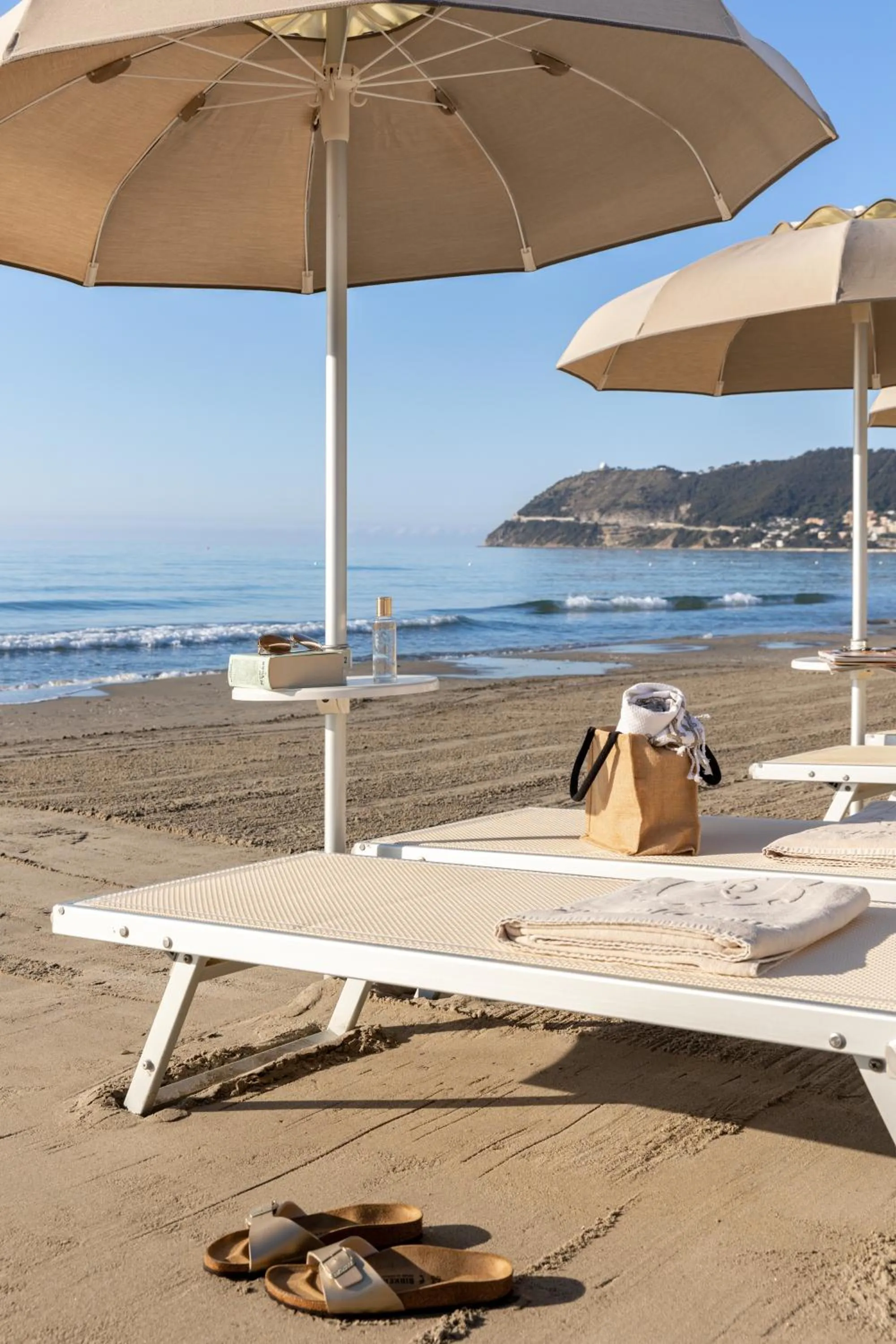 Beach in Grand Hotel Spiaggia