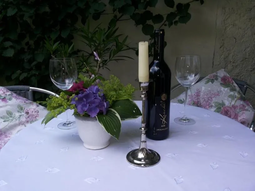 Garden in Gästezimmer Am Hüstert