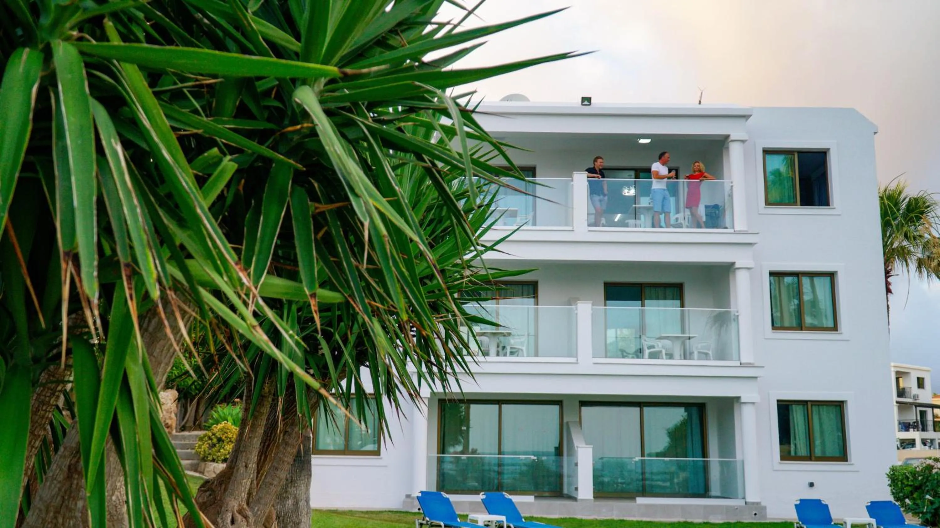 Property building in Rododafni Beach Apartments