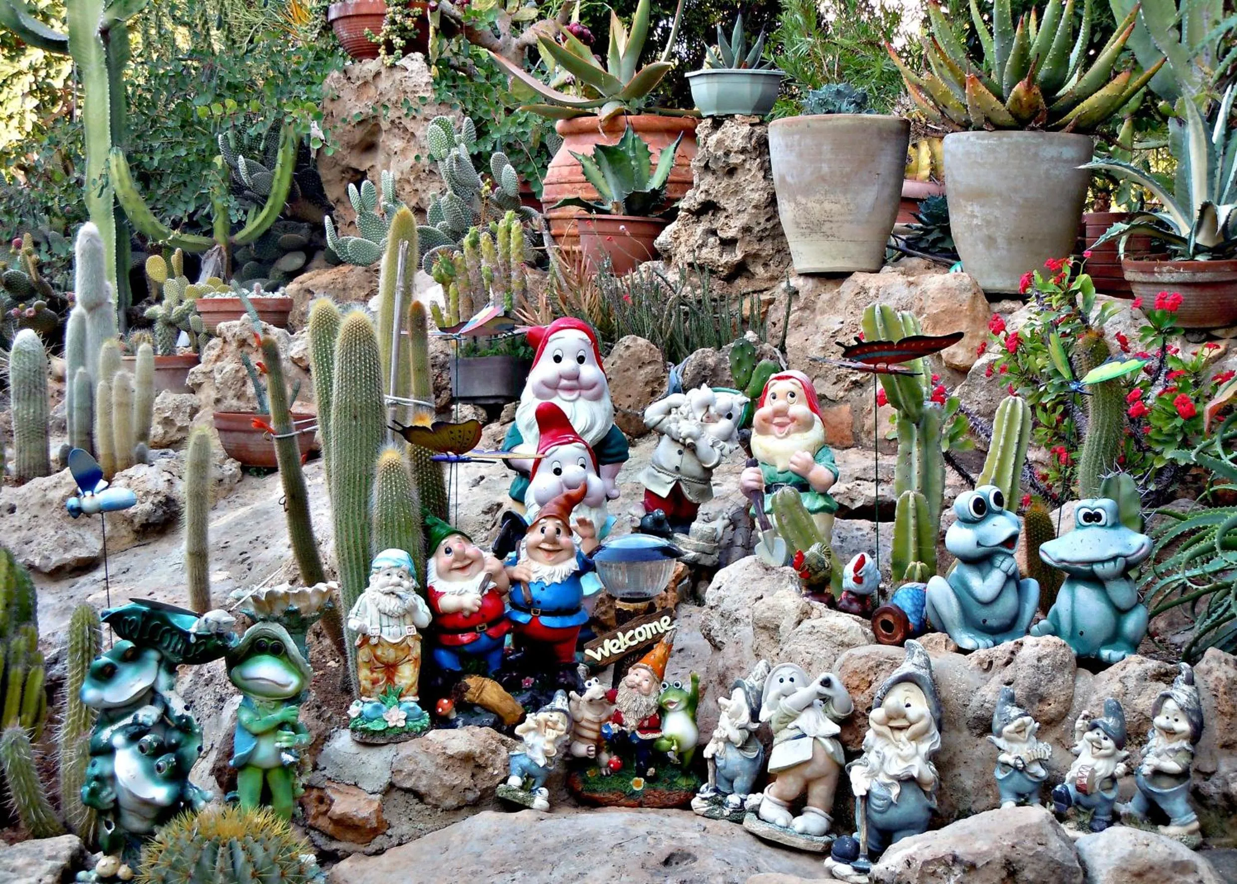 Garden in Rododafni Beach Apartments