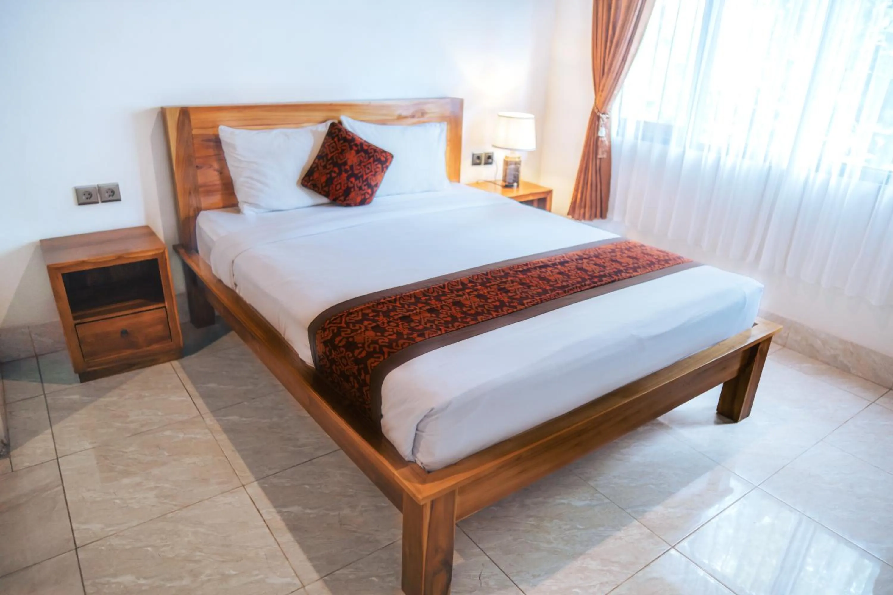 Bed in Balimas Guest House