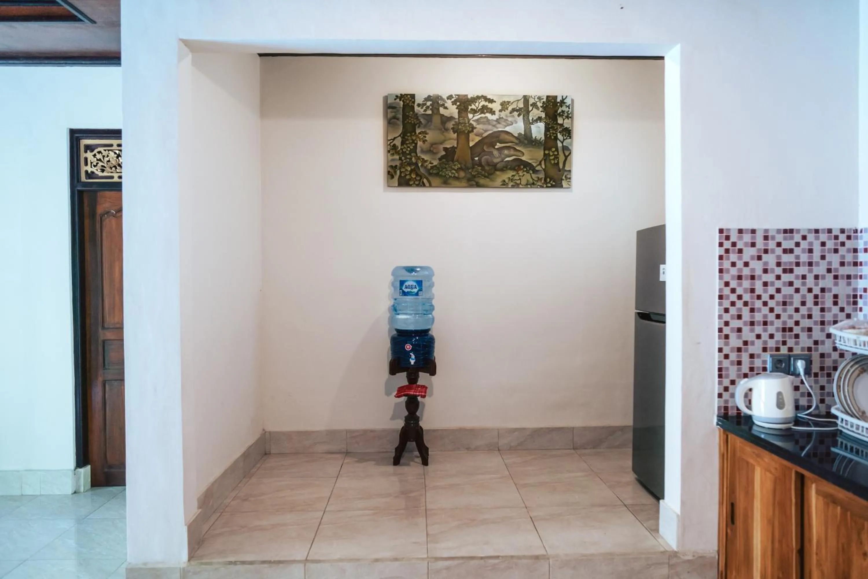 kitchen in Balimas Guest House