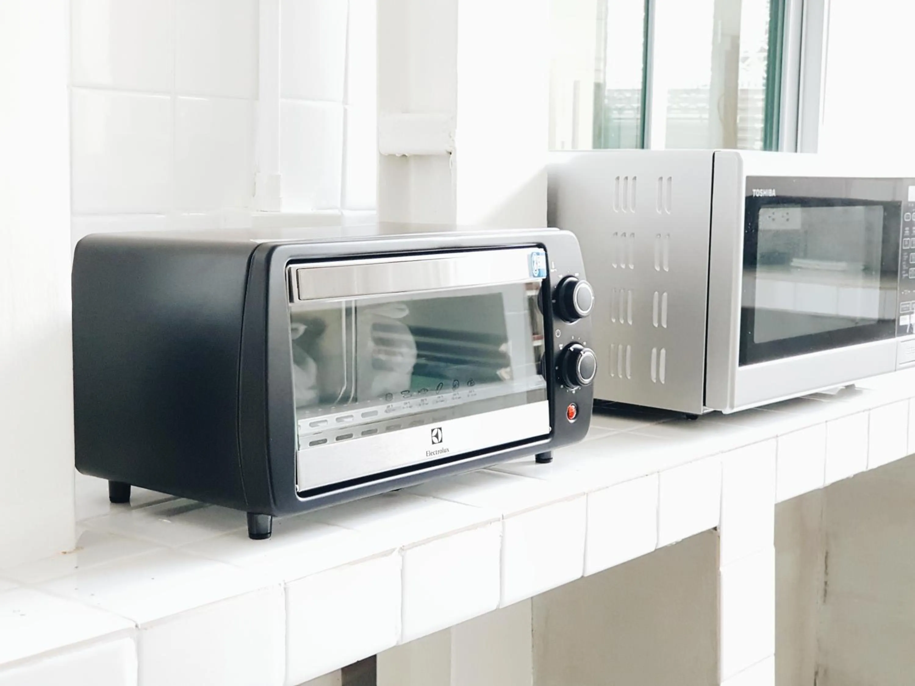 Communal kitchen in LITA Bangkok