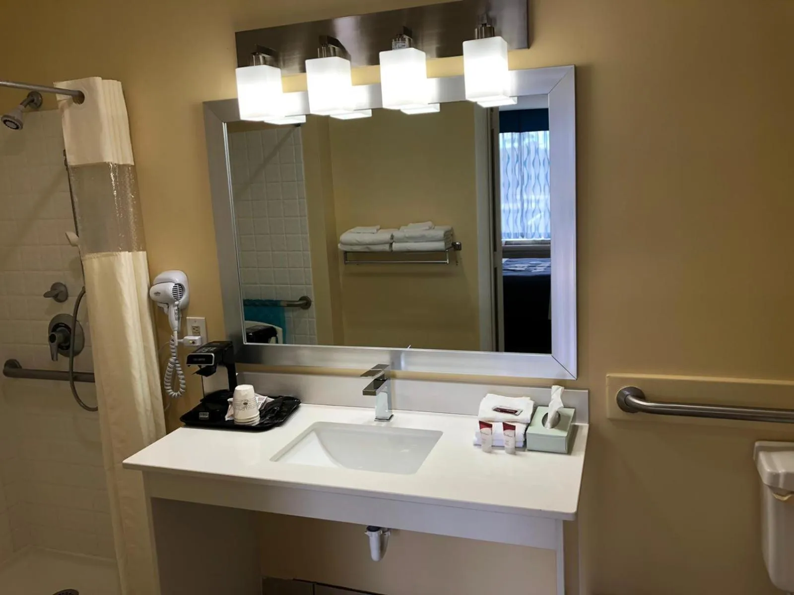 Bathroom in Days Inn by Wyndham Cape Carteret