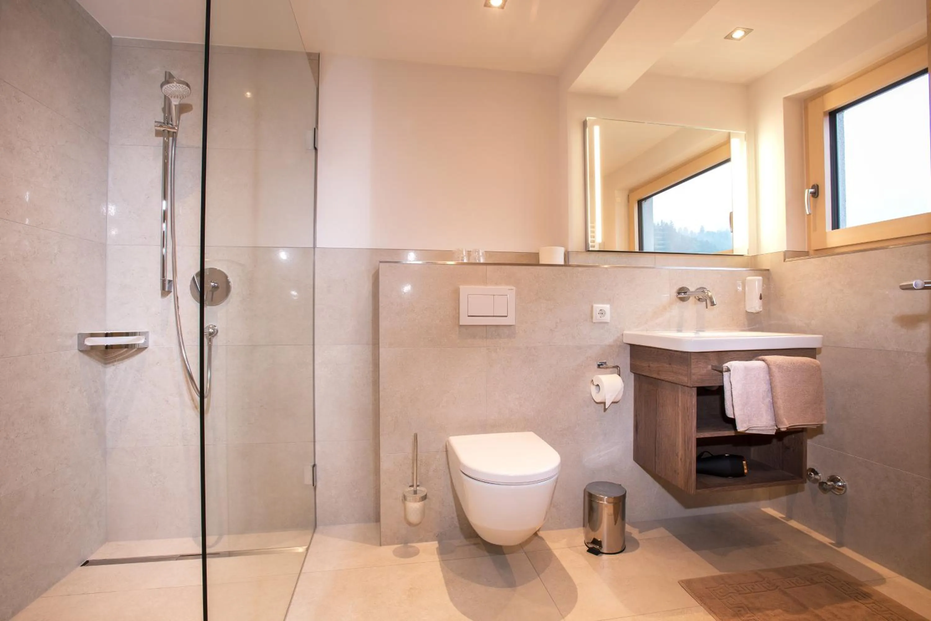 Shower in Hotel Tipotsch