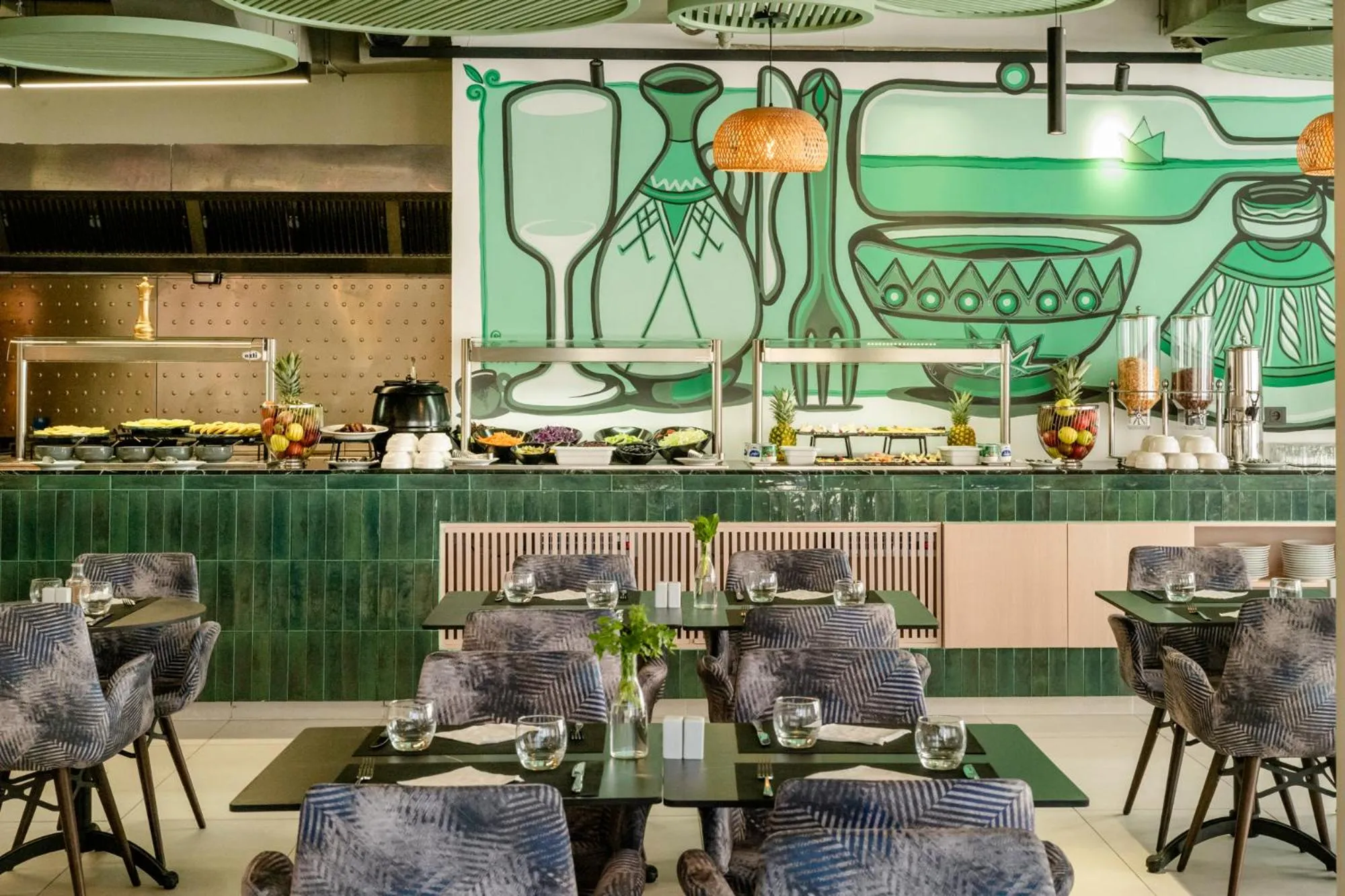 Buffet breakfast in MIA Mazagan Bay