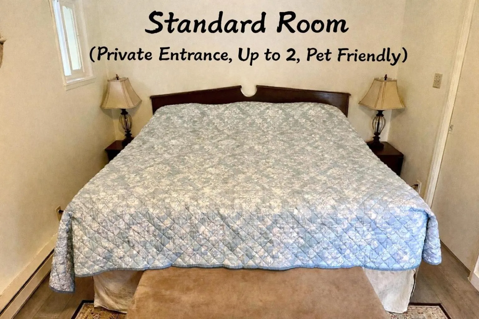 Bed in Richca Chalets Resort