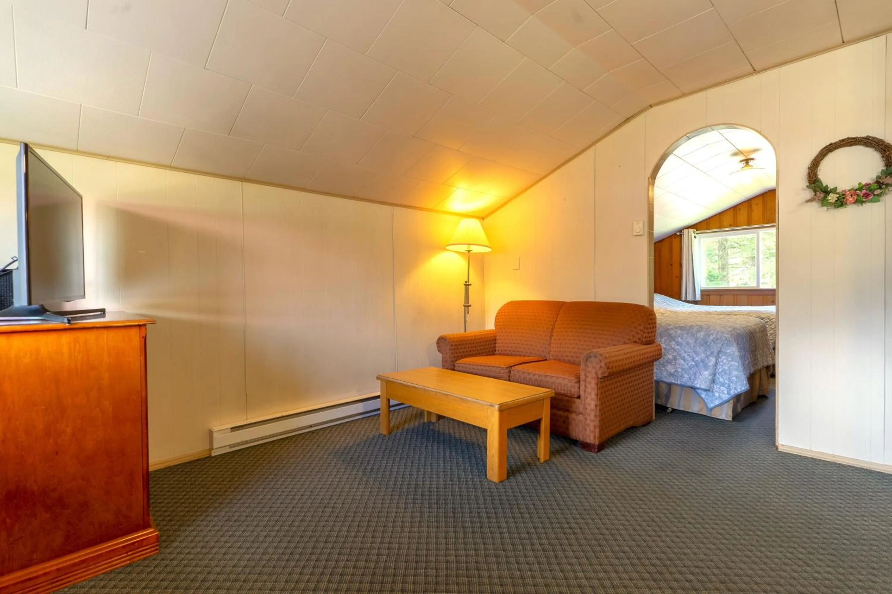 Bed in Richca Chalets Resort