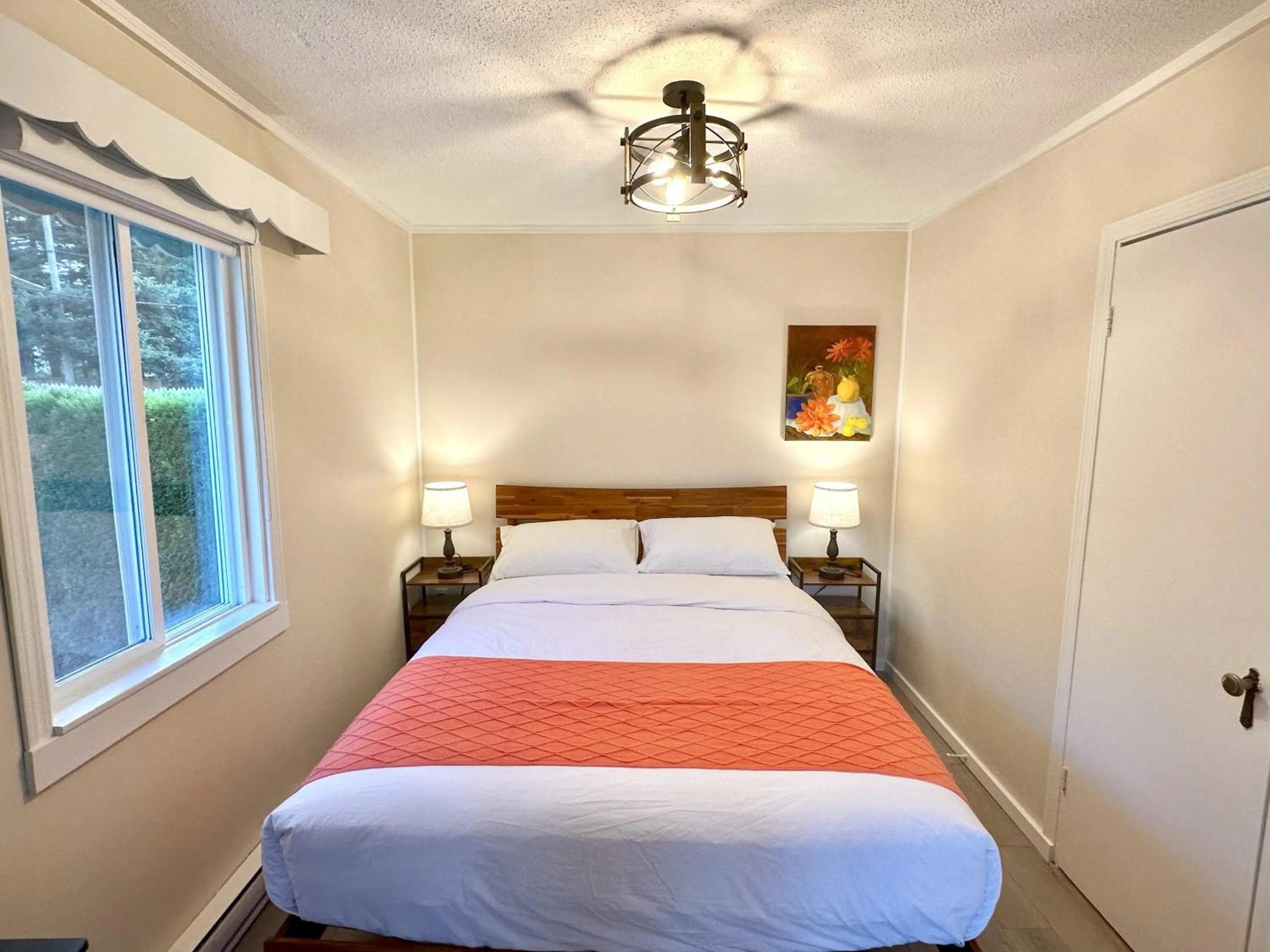 Bed in Richca Chalets Resort