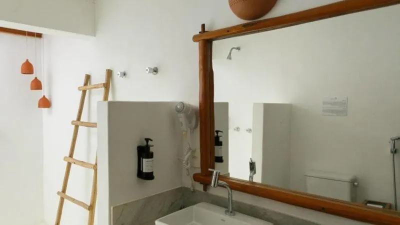 Bathroom in Pousada Outeiro