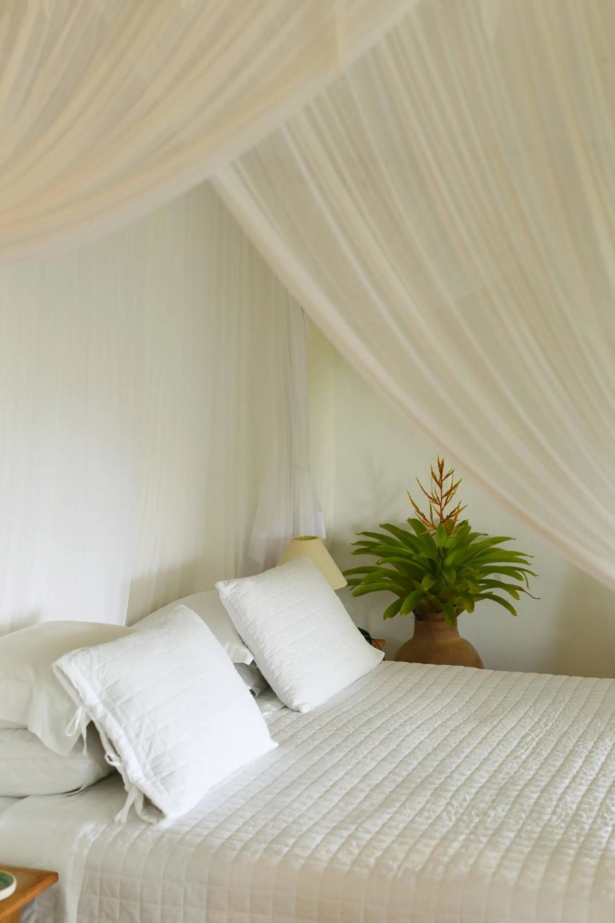 Bed in Pousada Outeiro