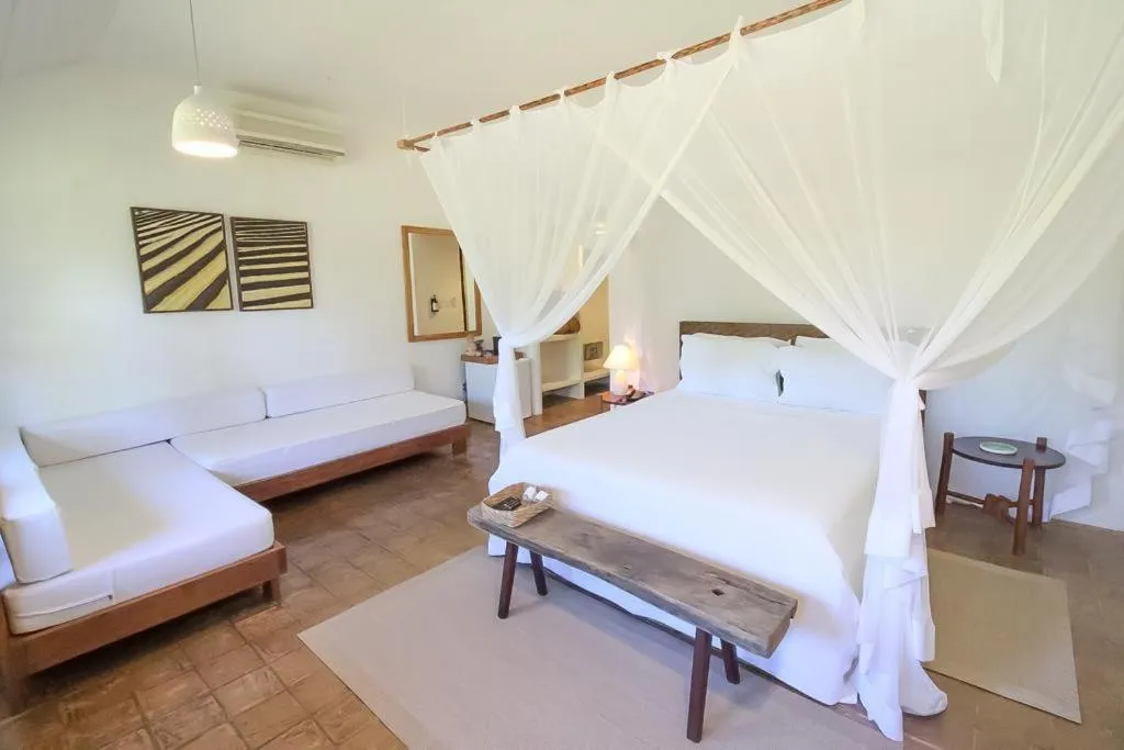 Photo of the whole room, Bed in Pousada Outeiro