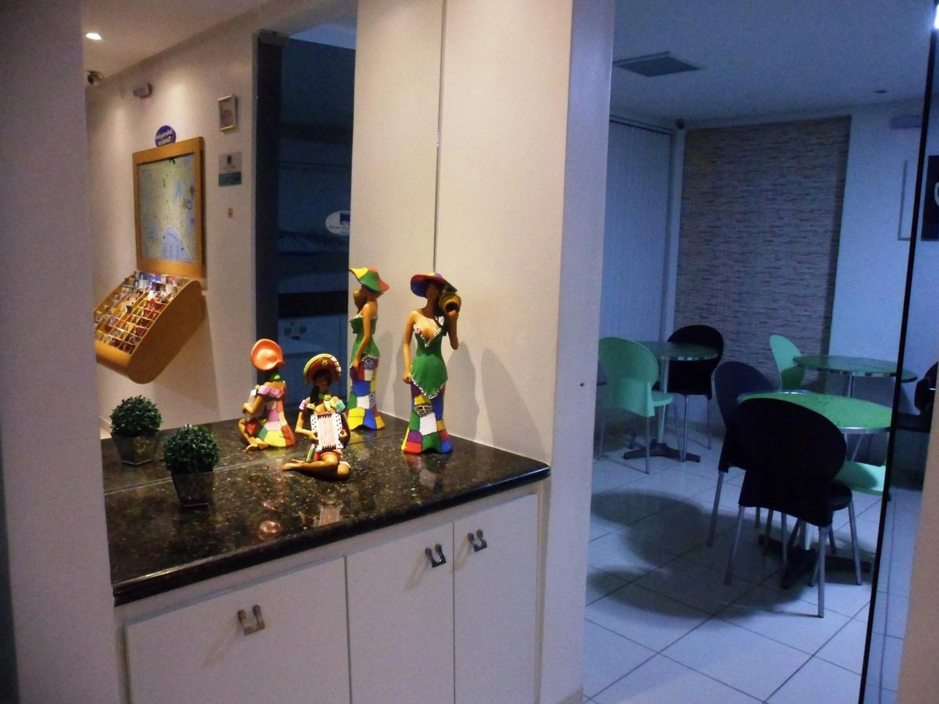 Lobby or reception in Pousada Pérola Dourada