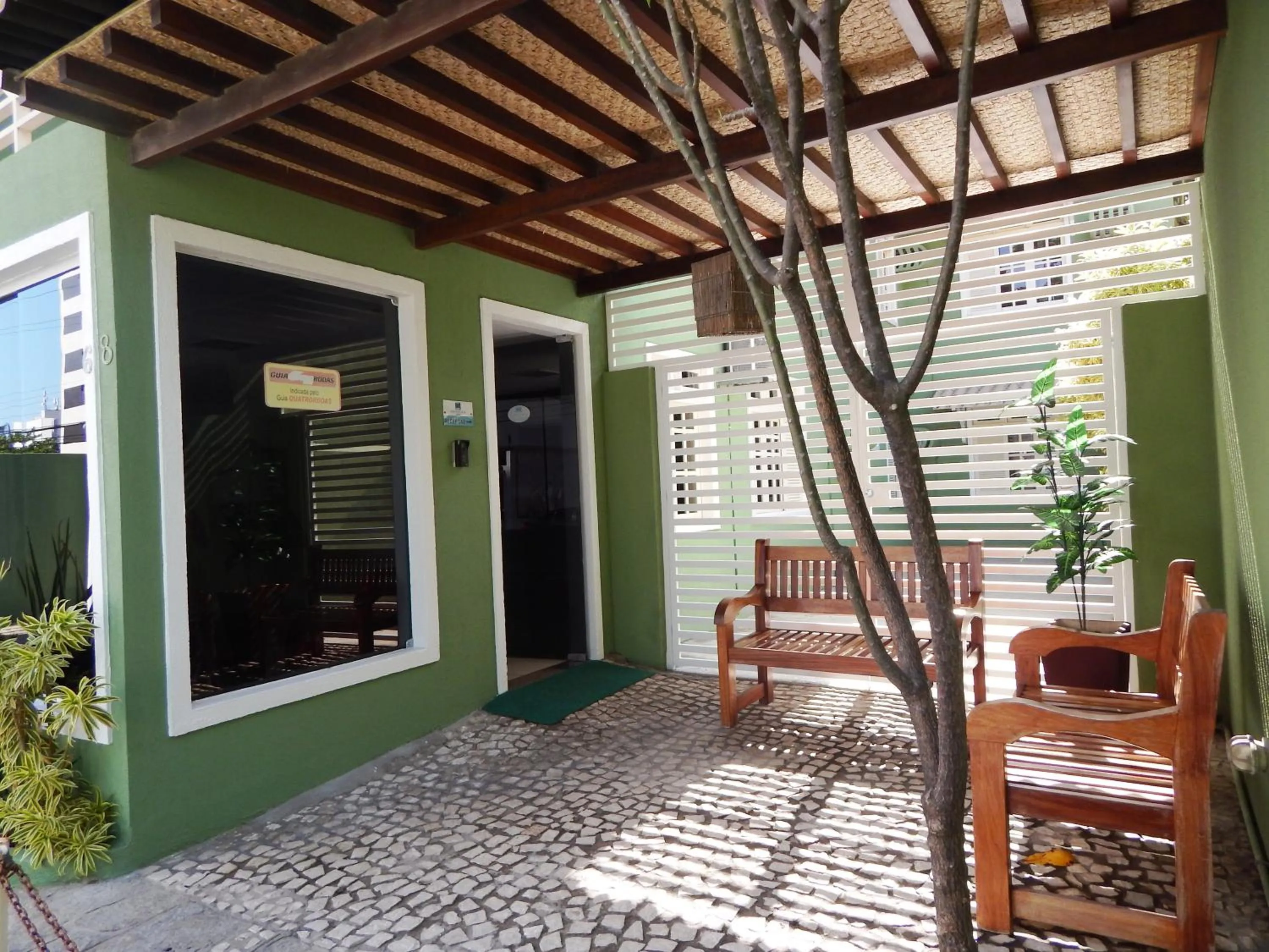 Balcony/Terrace in Pousada Pérola Dourada