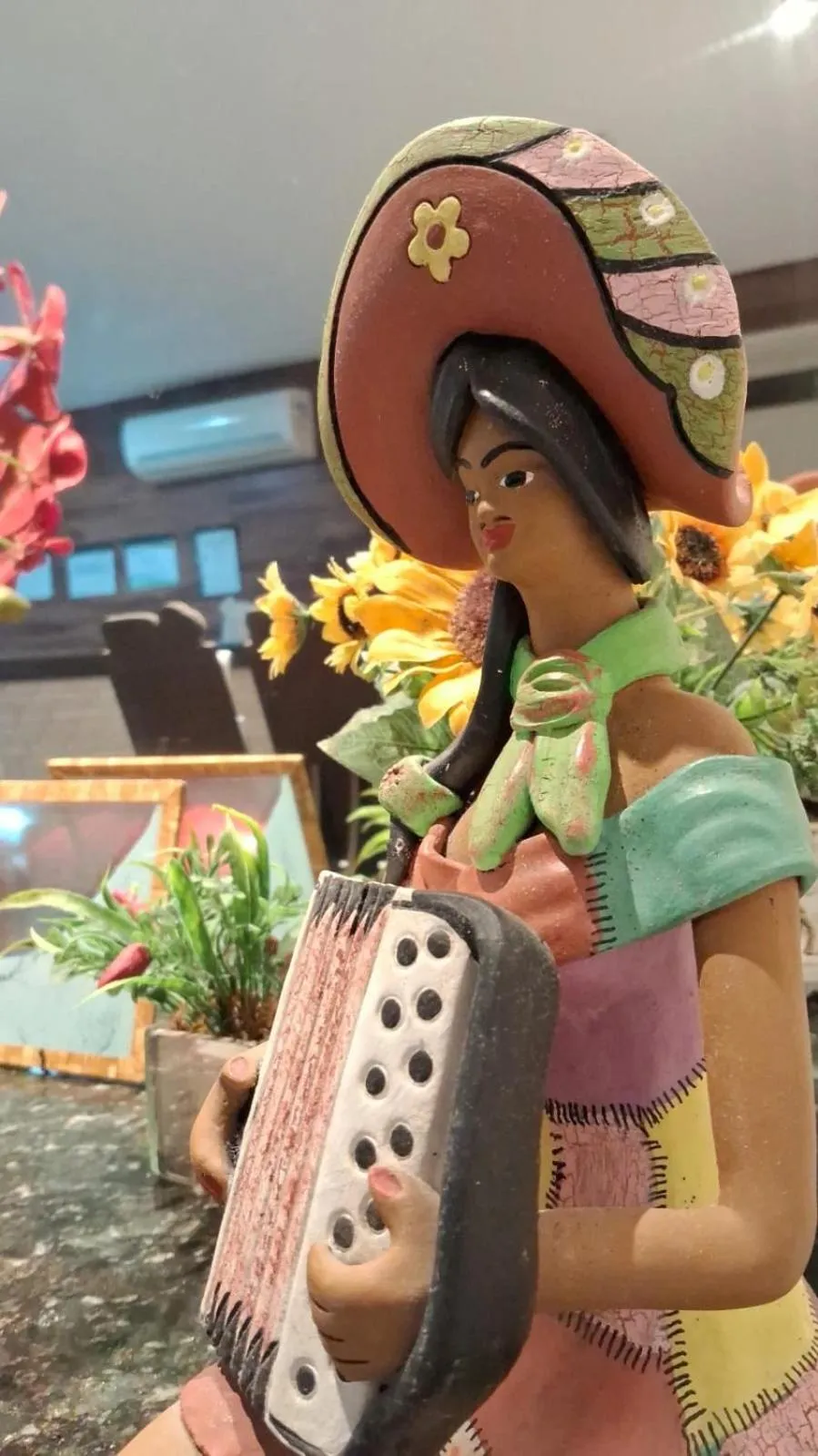 Decorative detail in Pousada Pérola Dourada