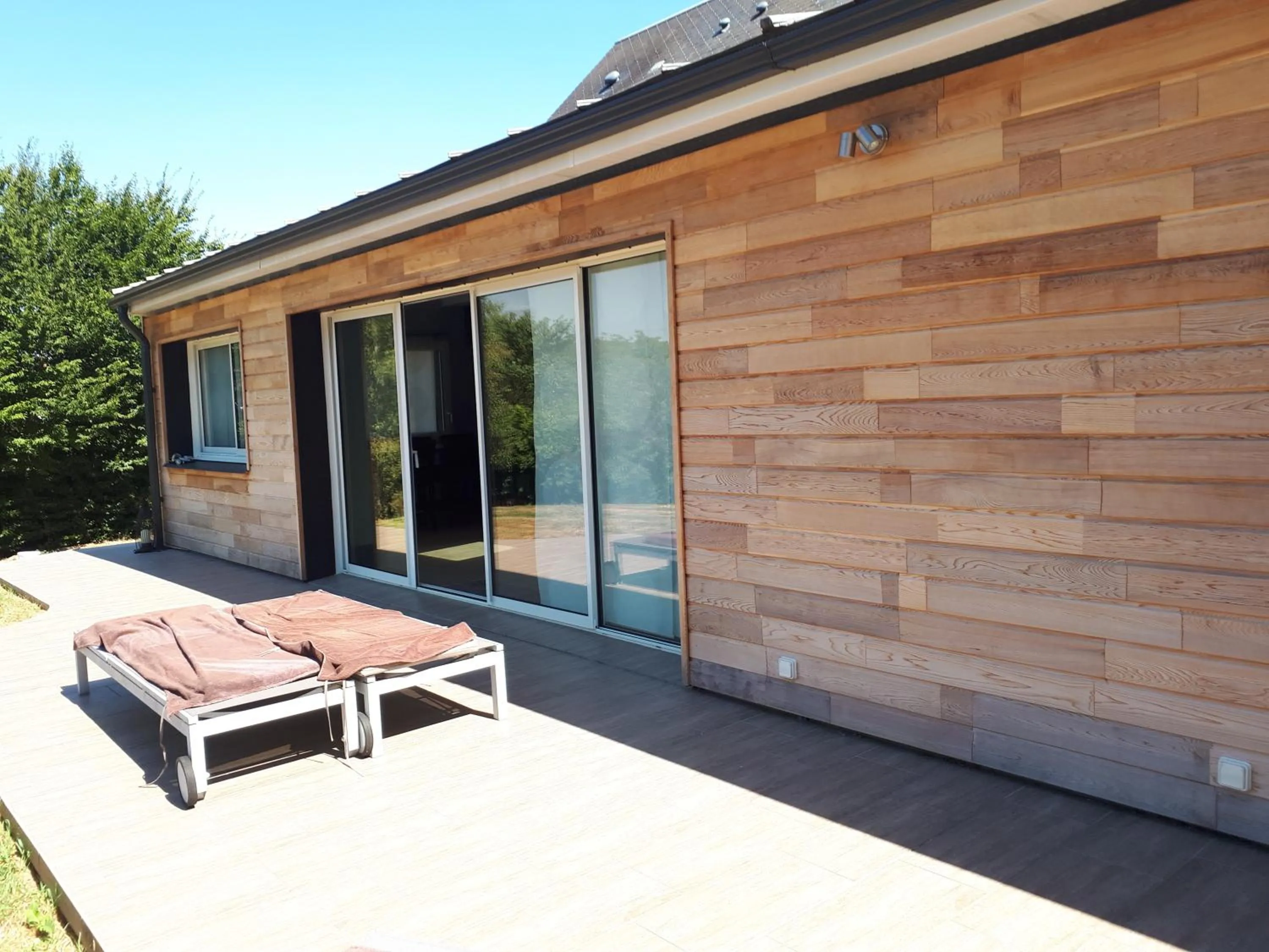 Patio in Chambres d hotes Couette et Campagne