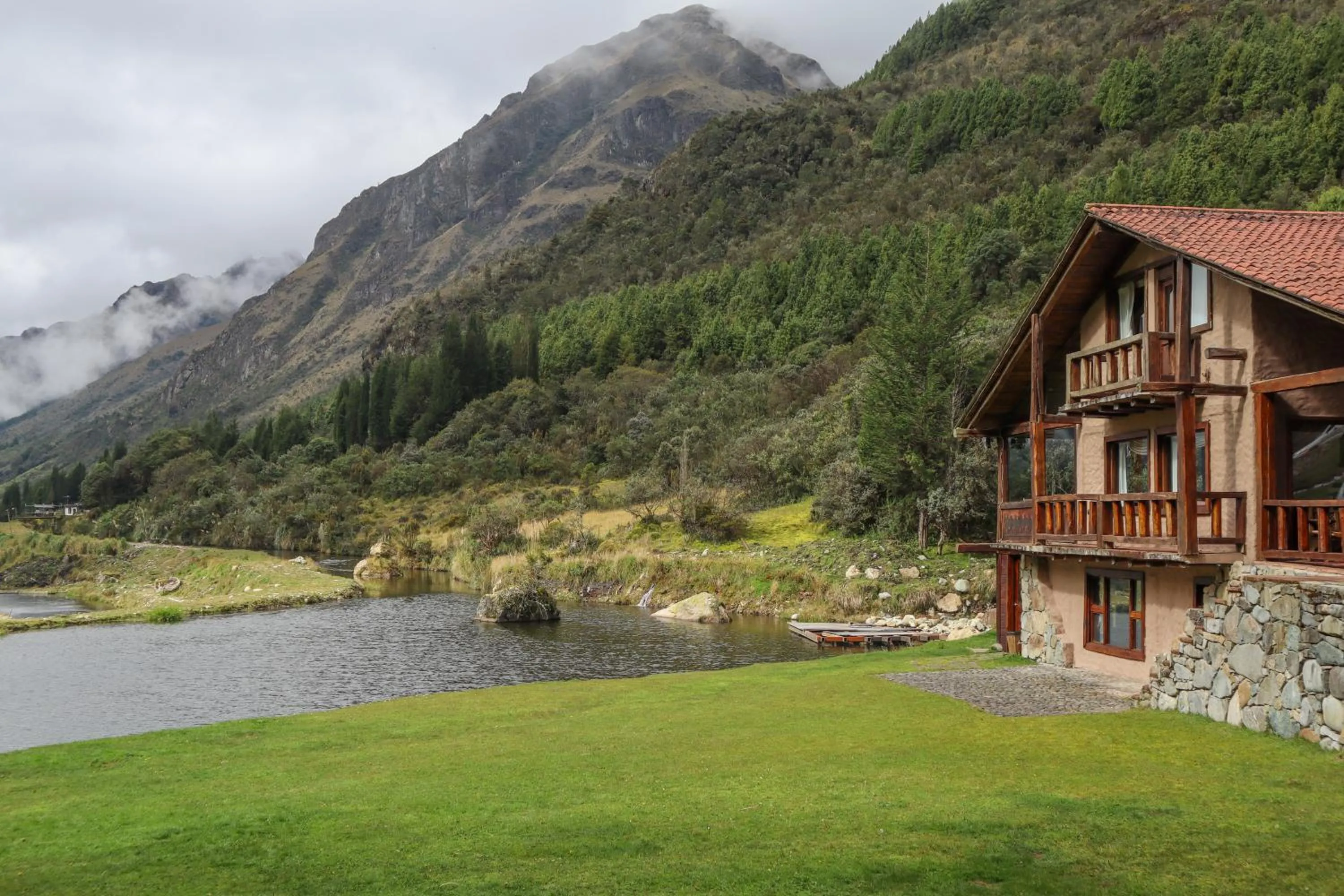 Natural landscape in Hacienda Hostería Dos Chorreras
