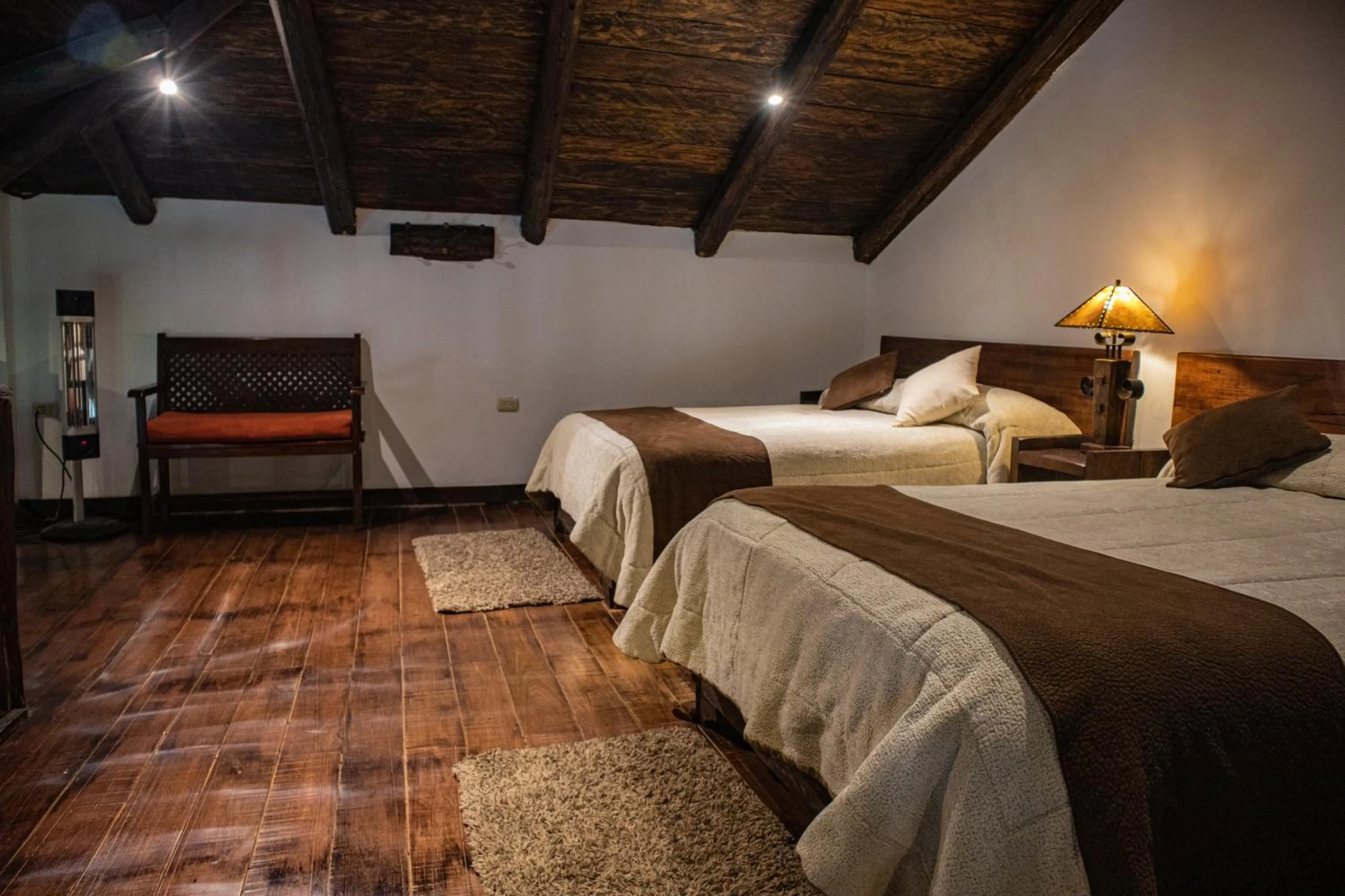 Bed in Hacienda Hostería Dos Chorreras