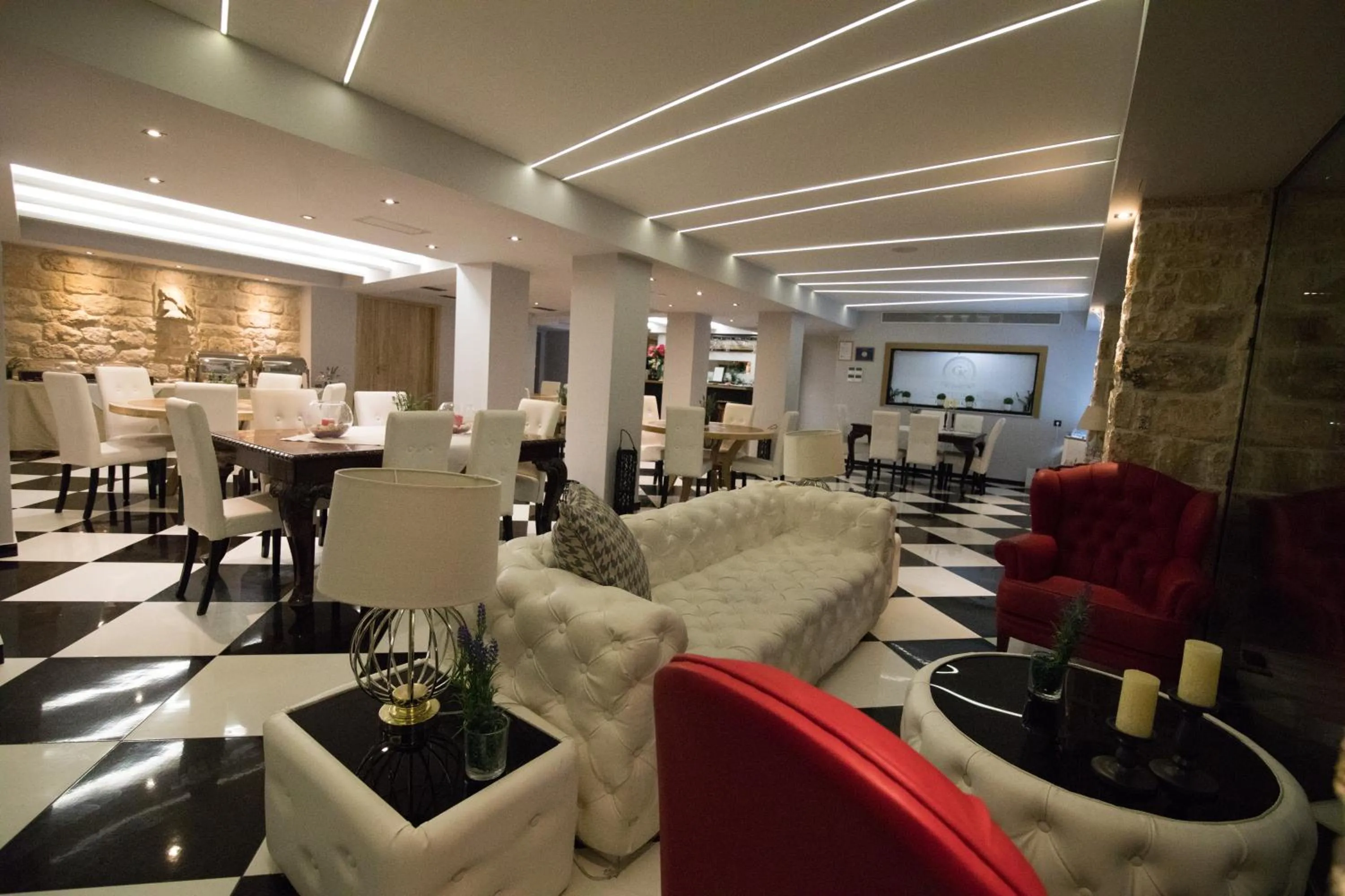 Lounge or bar in Aianteion Bay Luxury Hotel & Suites