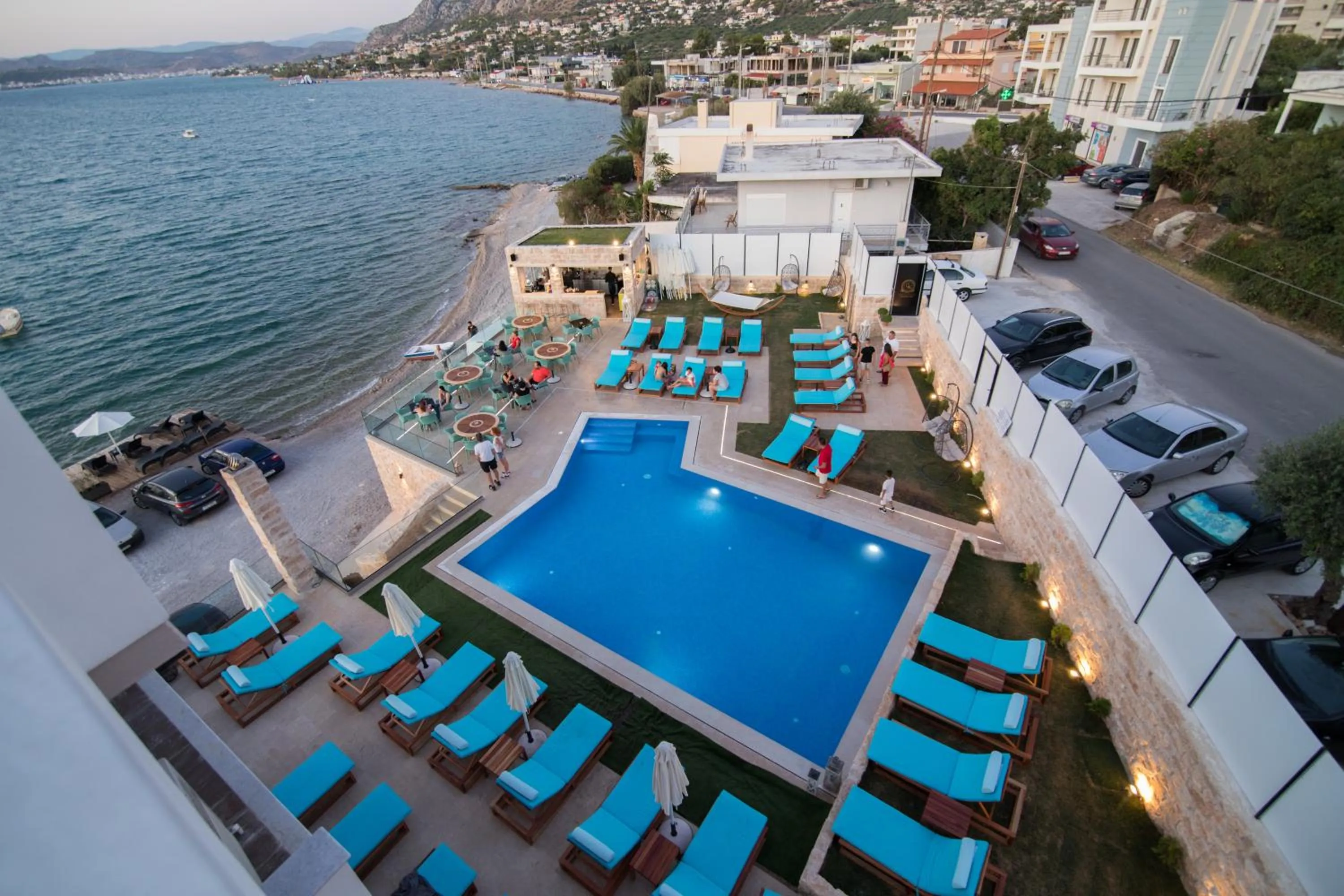 Pool view in Aianteion Bay Luxury Hotel & Suites