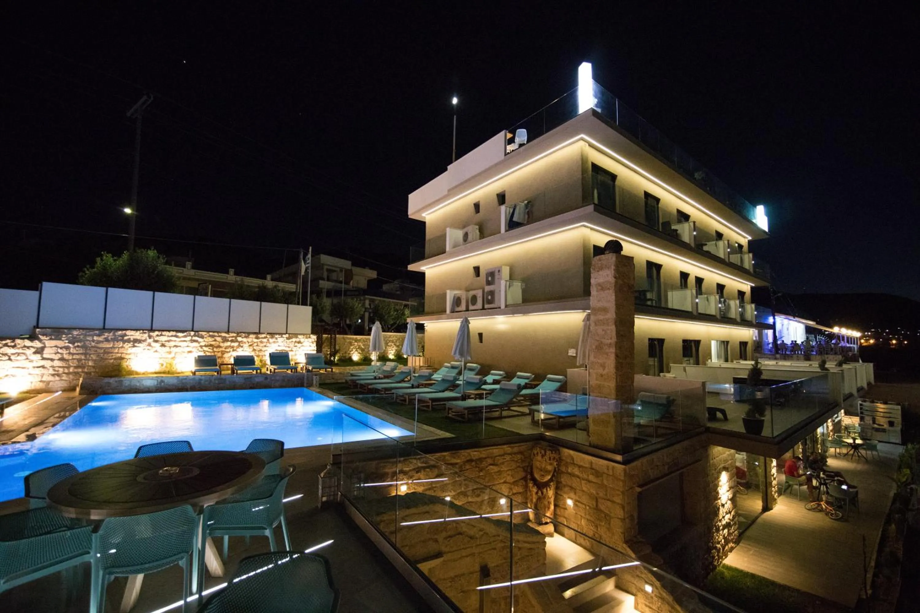 Swimming pool in Aianteion Bay Luxury Hotel & Suites