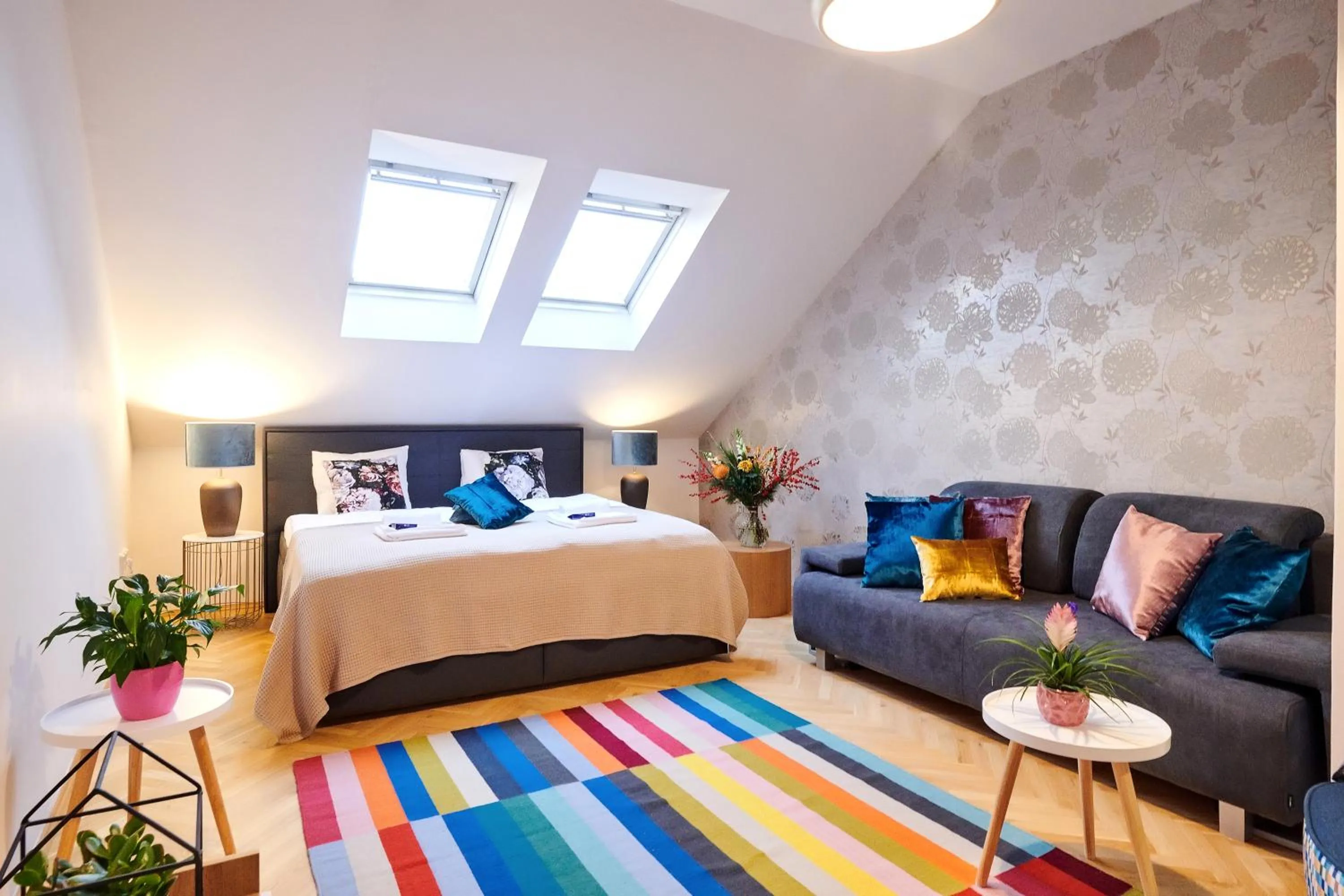 Bedroom, Bed in Royal Route Residence Lesser Town