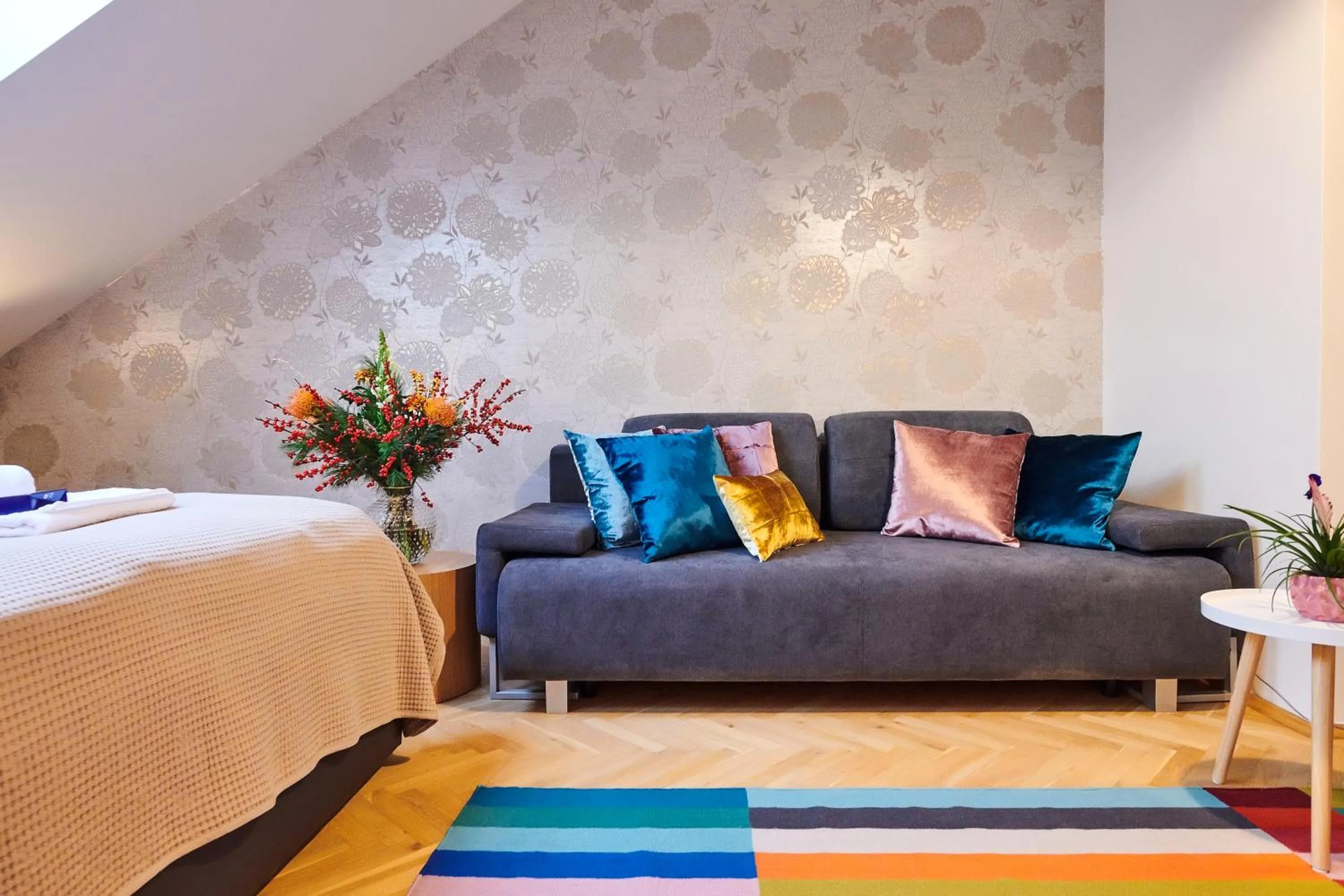 Photo of the whole room, Bed in Royal Route Residence Lesser Town