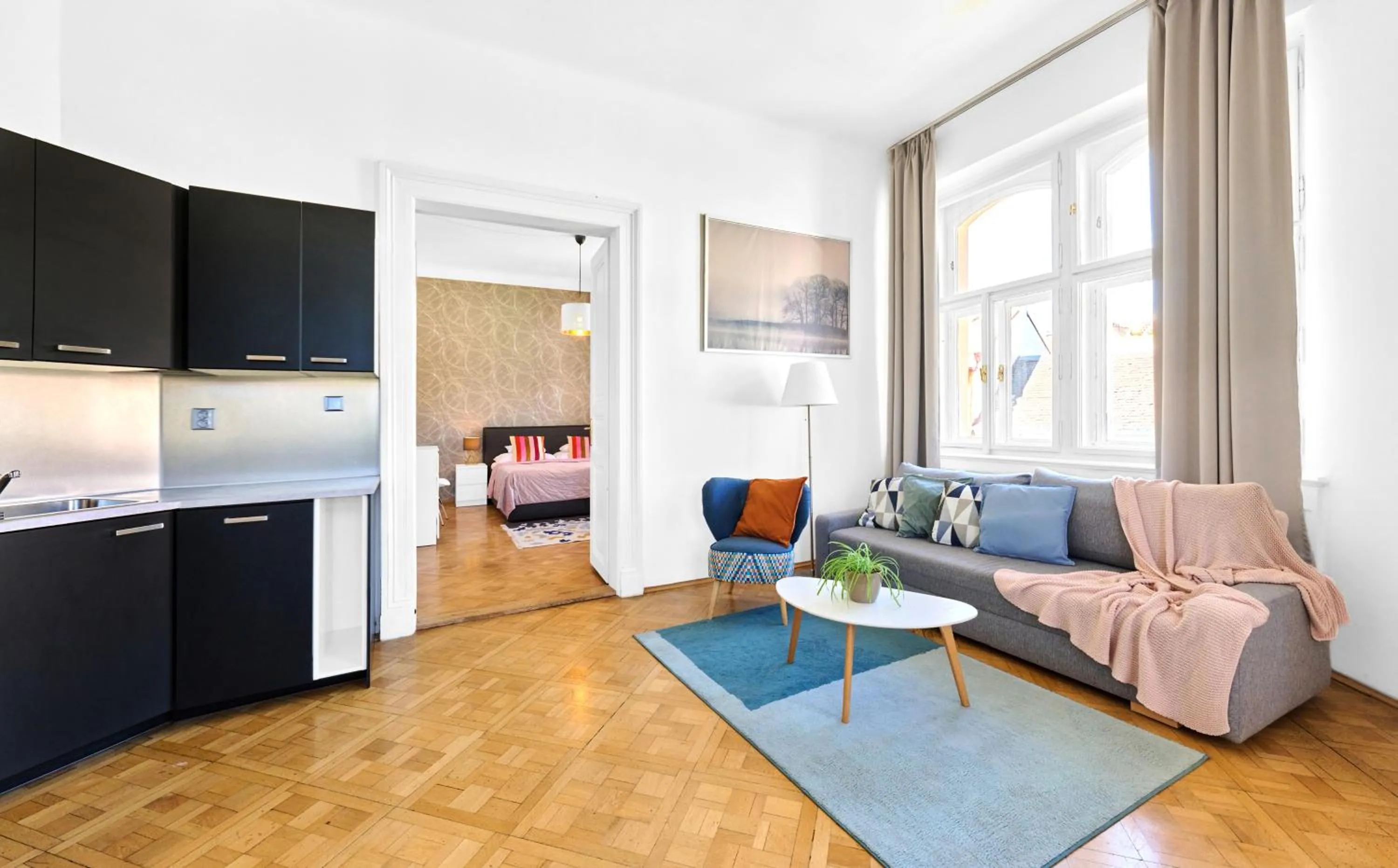 Living room in Royal Route Residence Lesser Town