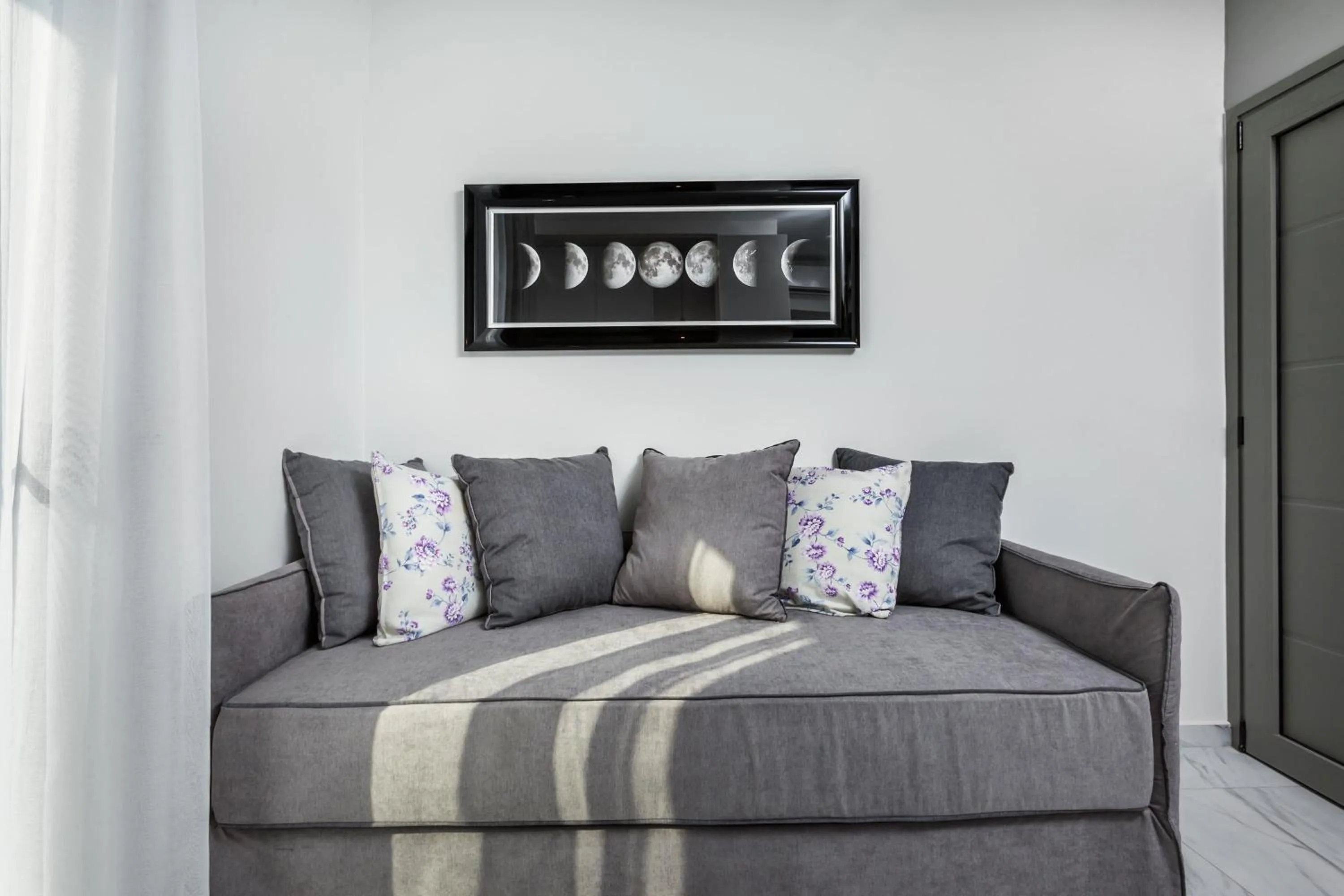 Living room in Nymphes Deluxe Accommodation Pefkochori