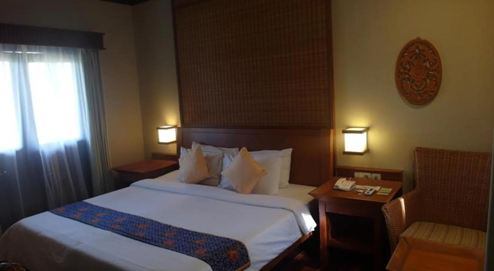 Bed in Redang Island Resort