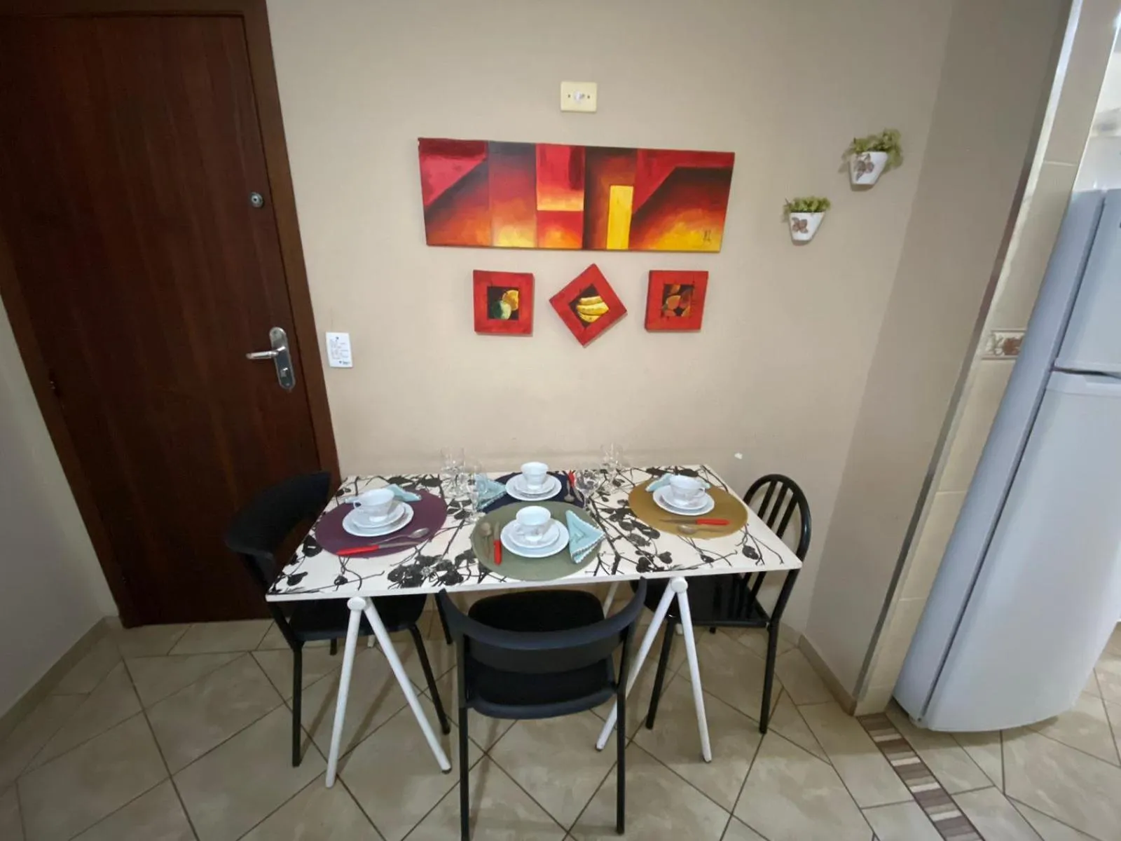 Dining area in apto lindo 2 dor piscina AR internet 102 B